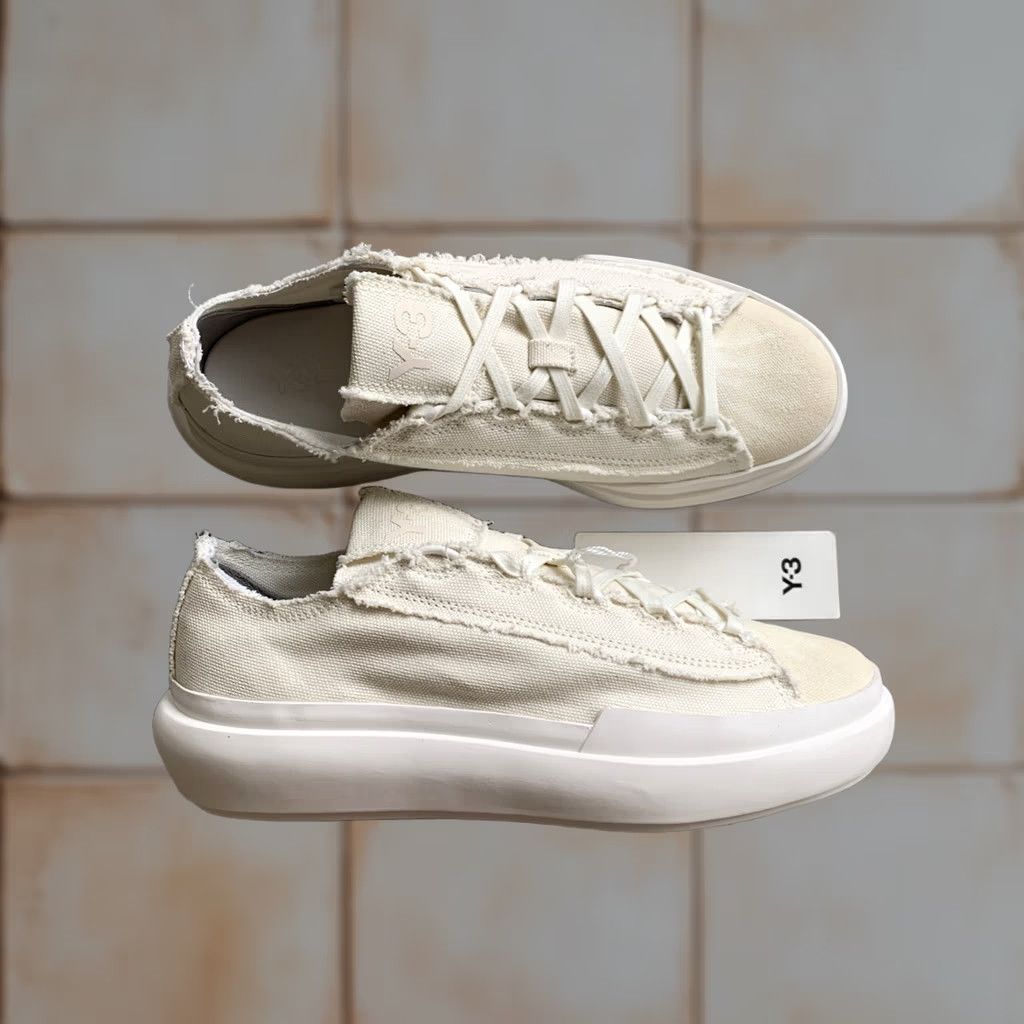 Adidas ADIDAS Y-3 NIZZA LOW WHITE Nike? Size US 7 / EU 40 - 1 Thumbnail