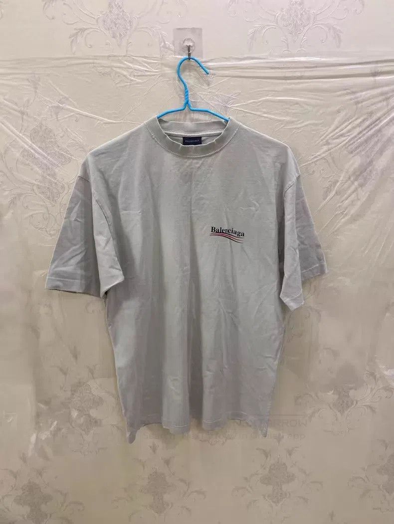 Balenciaga Balenciaga Logo Letter Print Short Sleeve T-Shirt Size US XS / EU 42 / 0 - 1 Thumbnail