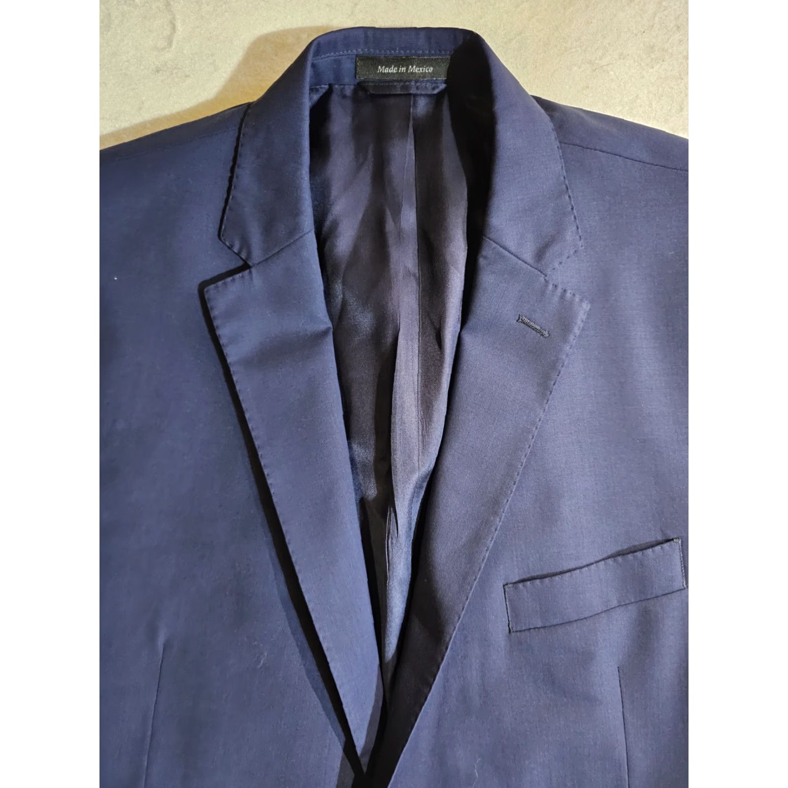 Ralph Lauren Ralph Lauren Signature Black Label Blazer 100% Wool Mens 46R Blue Suit Coat Size 46R - 4 Thumbnail