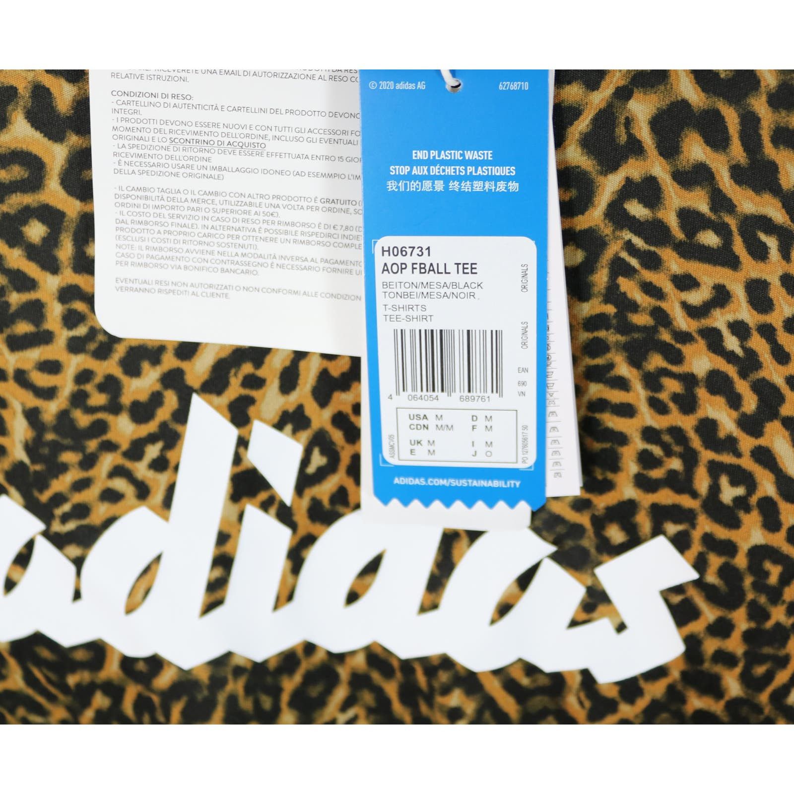 Adidas Adidas AOP Football Tshirt Cheetah Print Medium Size US M / EU 48-50 / 2 - 5 Thumbnail