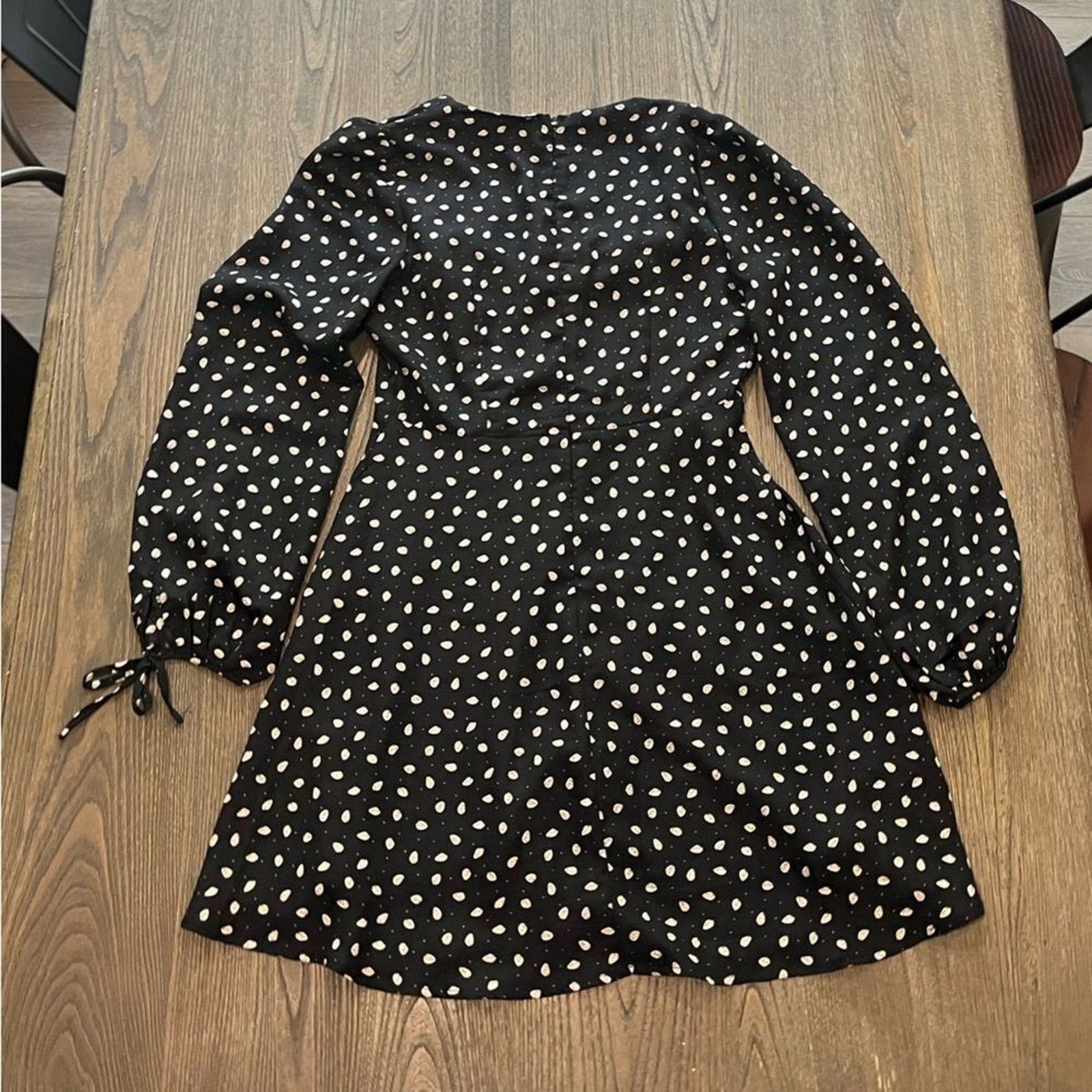 Vintage Taroo Black White Polkadot Mini Length Shift Dress Size S Size S / US 4 / IT 40 - 4 Thumbnail