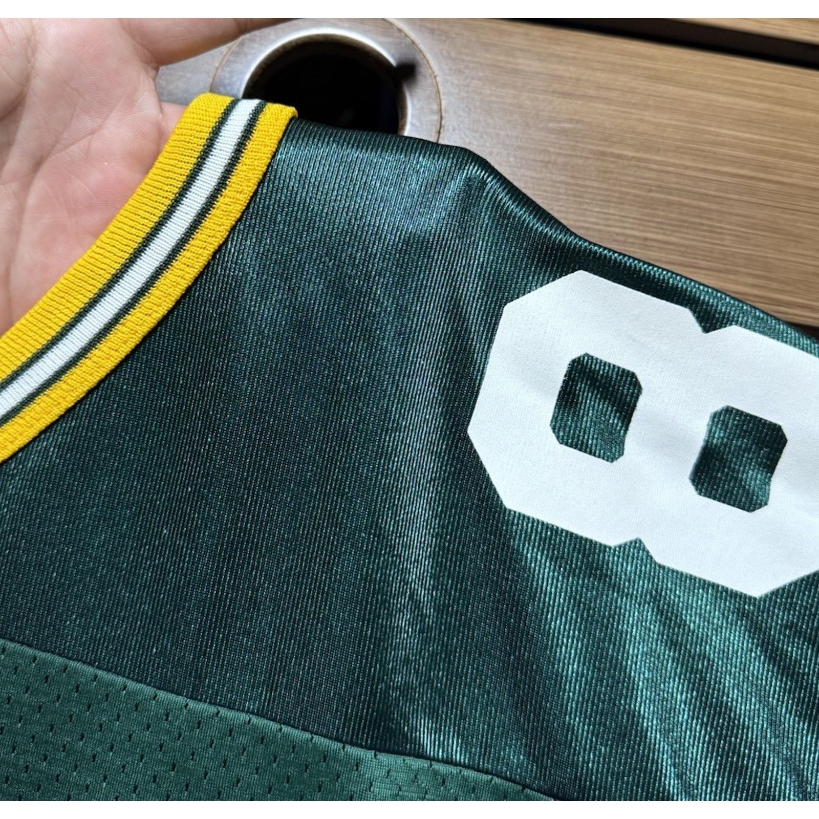 Champion Vtg Antonio Freeman #86 Green Bay Packers NFL Jersey Mens 48 Size US XL / EU 56 / 4 - 4 Thumbnail