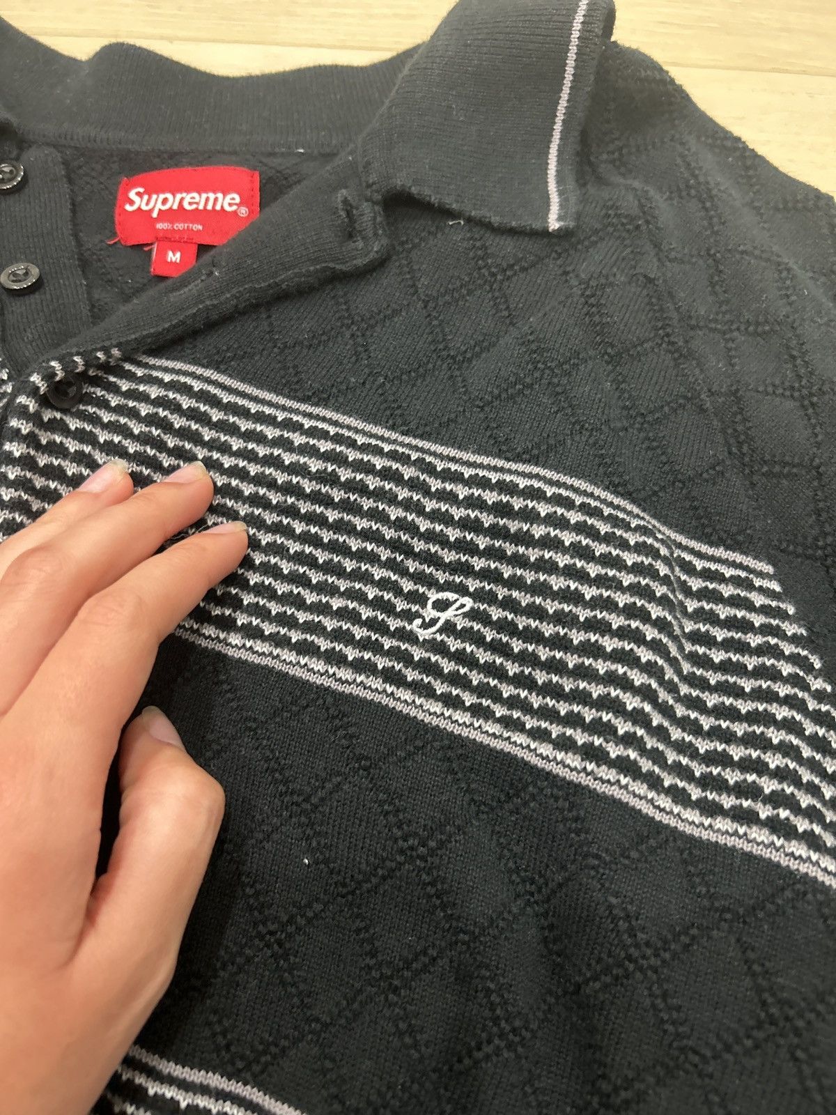 Supreme Supreme Polo Knit Crewneck Size US M / EU 48-50 / 2 - 2 Thumbnail