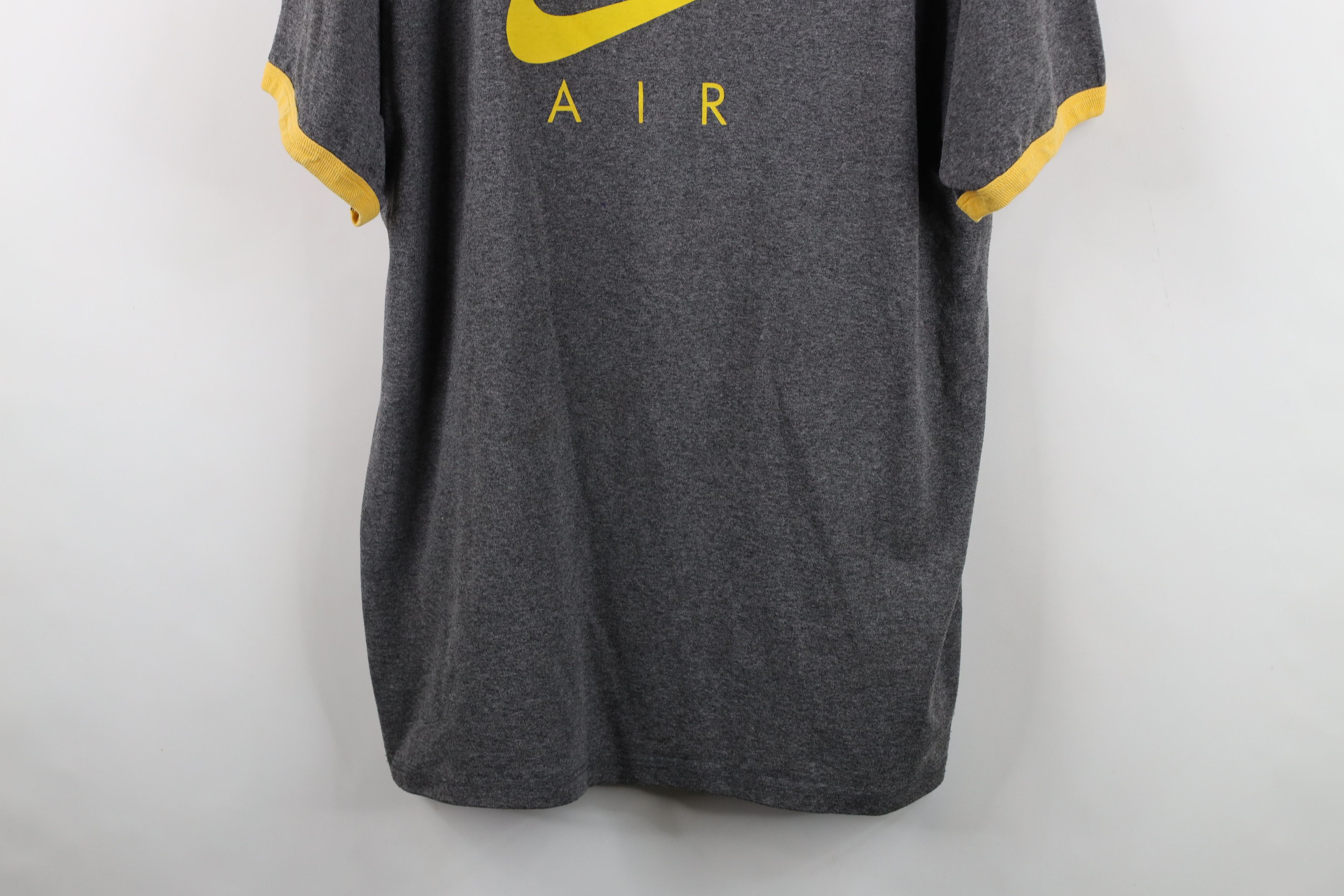 Nike Vintage Nike Air Center Swoosh Short Sleeve Ringer T-Shirt Size US XL / EU 56 / 4 - 3 Thumbnail