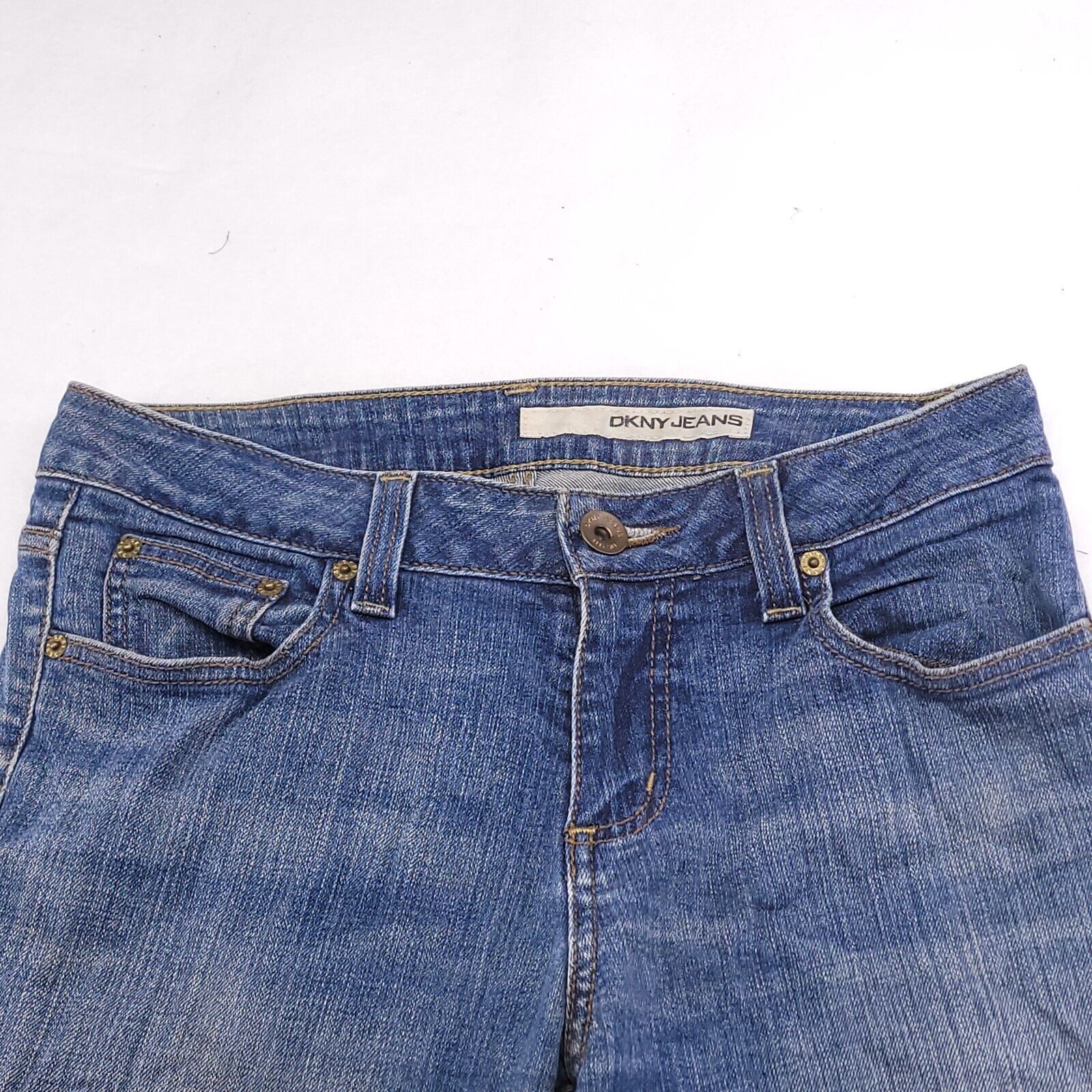 DKNY DKNY Casual Button Zip Denim Jeans Womens Size 8 Blue Size 28" / US 6 / IT 42 - 1 Thumbnail