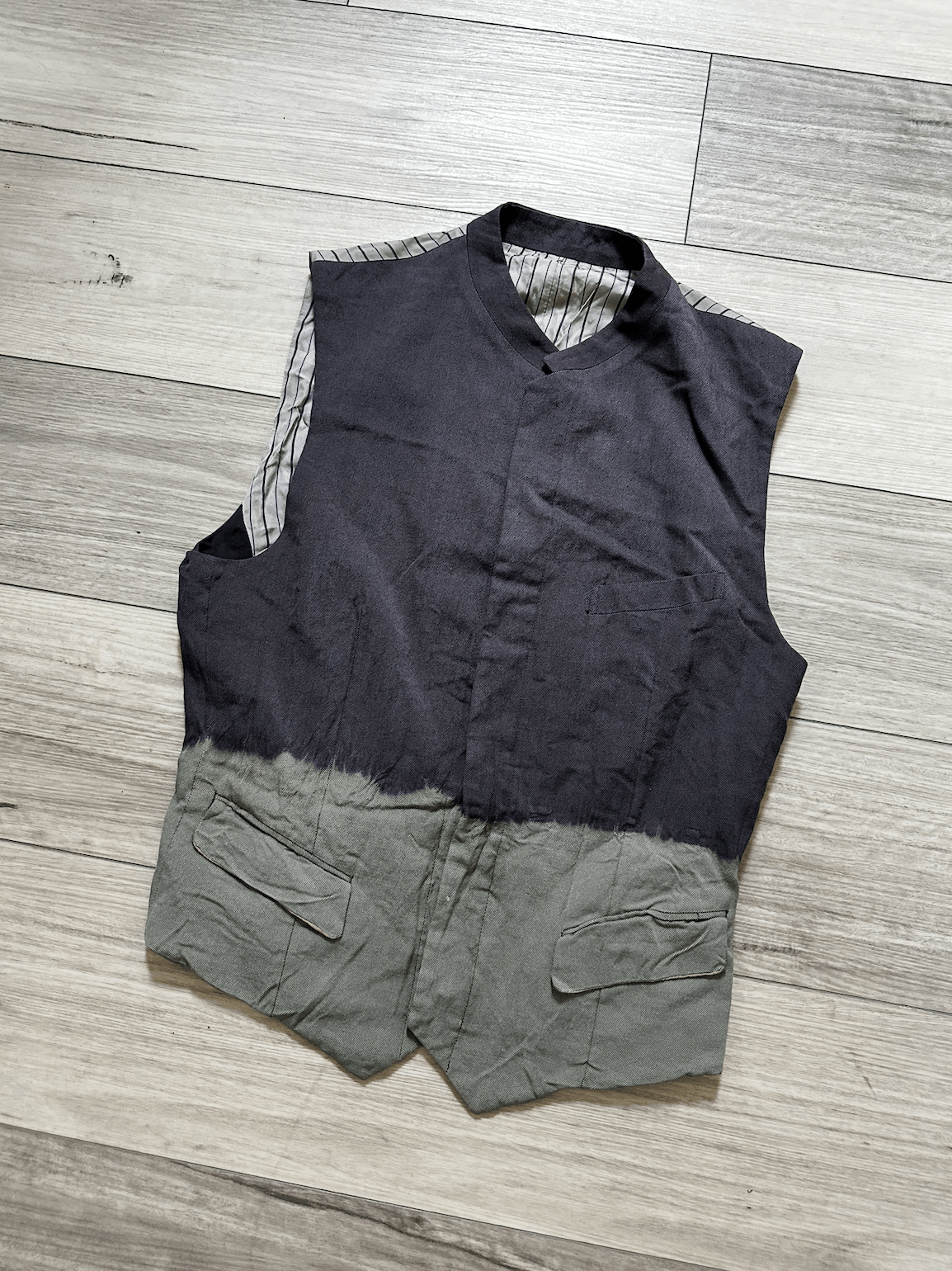 Comme des Garcons COMME des GARÇONS AD 1993 Two Tone Vest Size US M / EU 48-50 / 2 - 2 Thumbnail