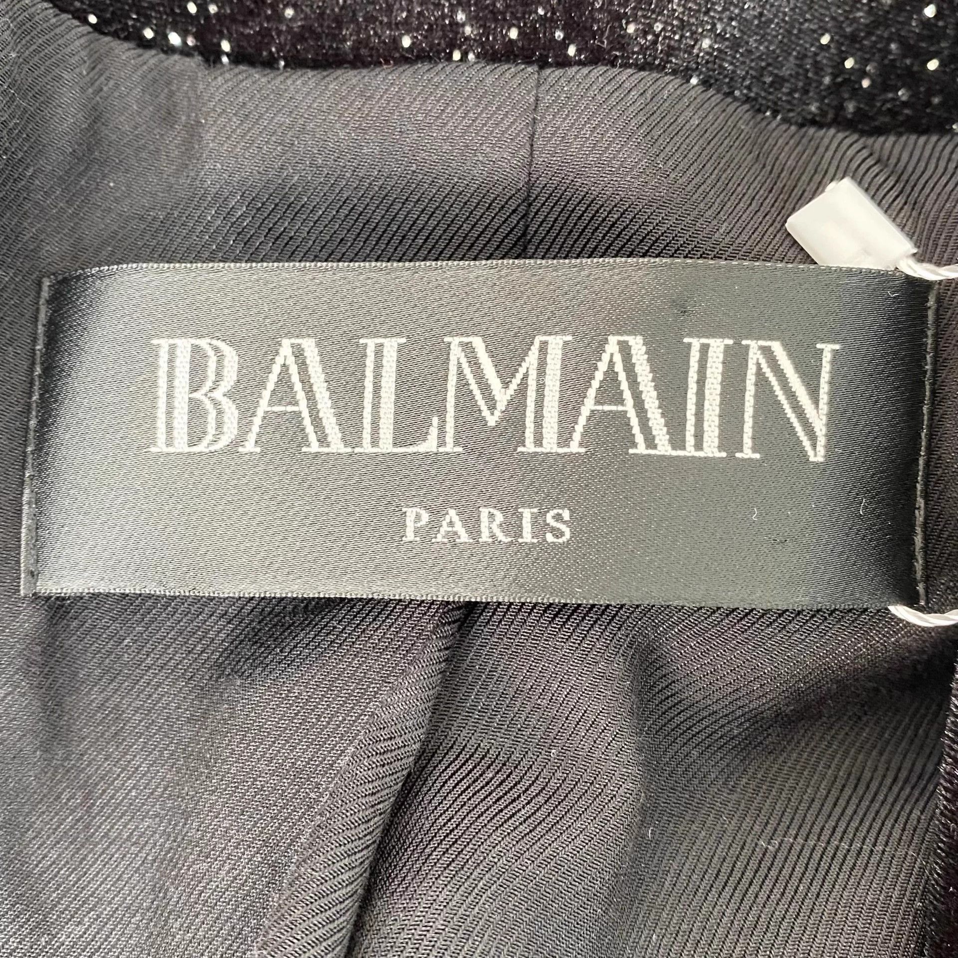 Balmain Balmain Black Velvet Jacket 38 Size XS / US 0-2 / IT 36-38 - 7 Thumbnail