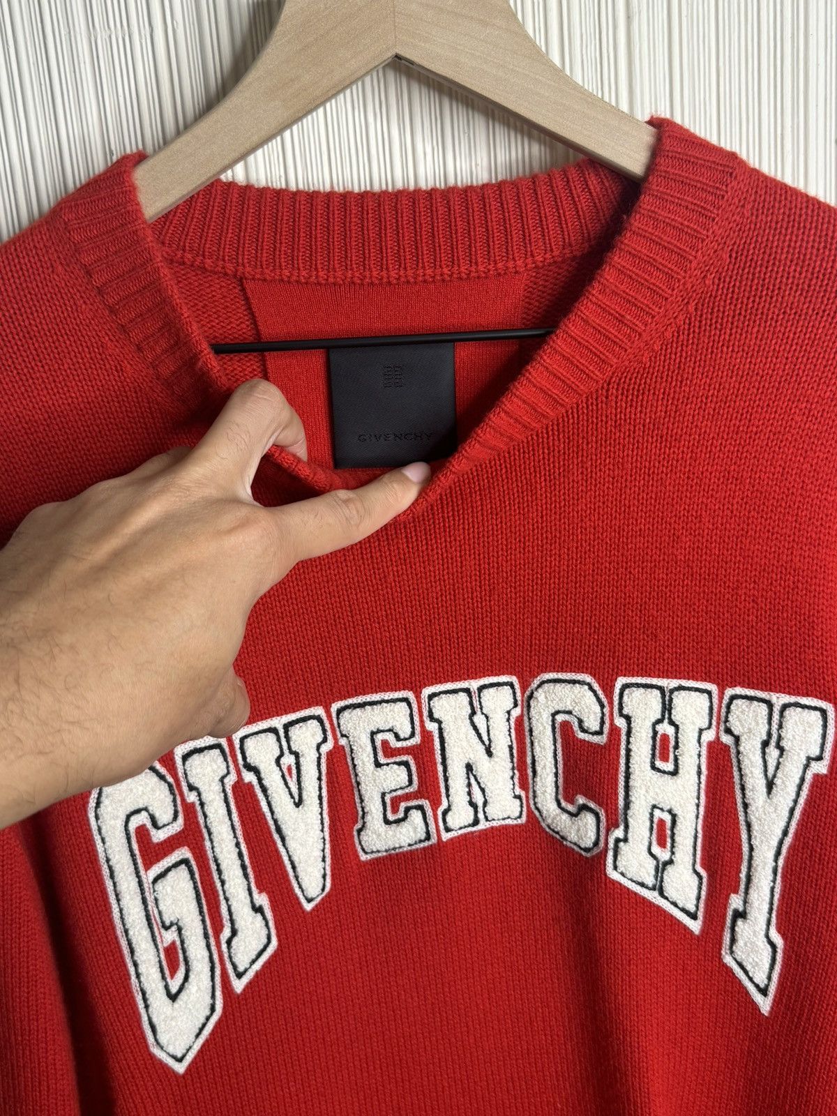 Givenchy GIVENCHY College Sweater Size US L / EU 52-54 / 3 - 7 Thumbnail
