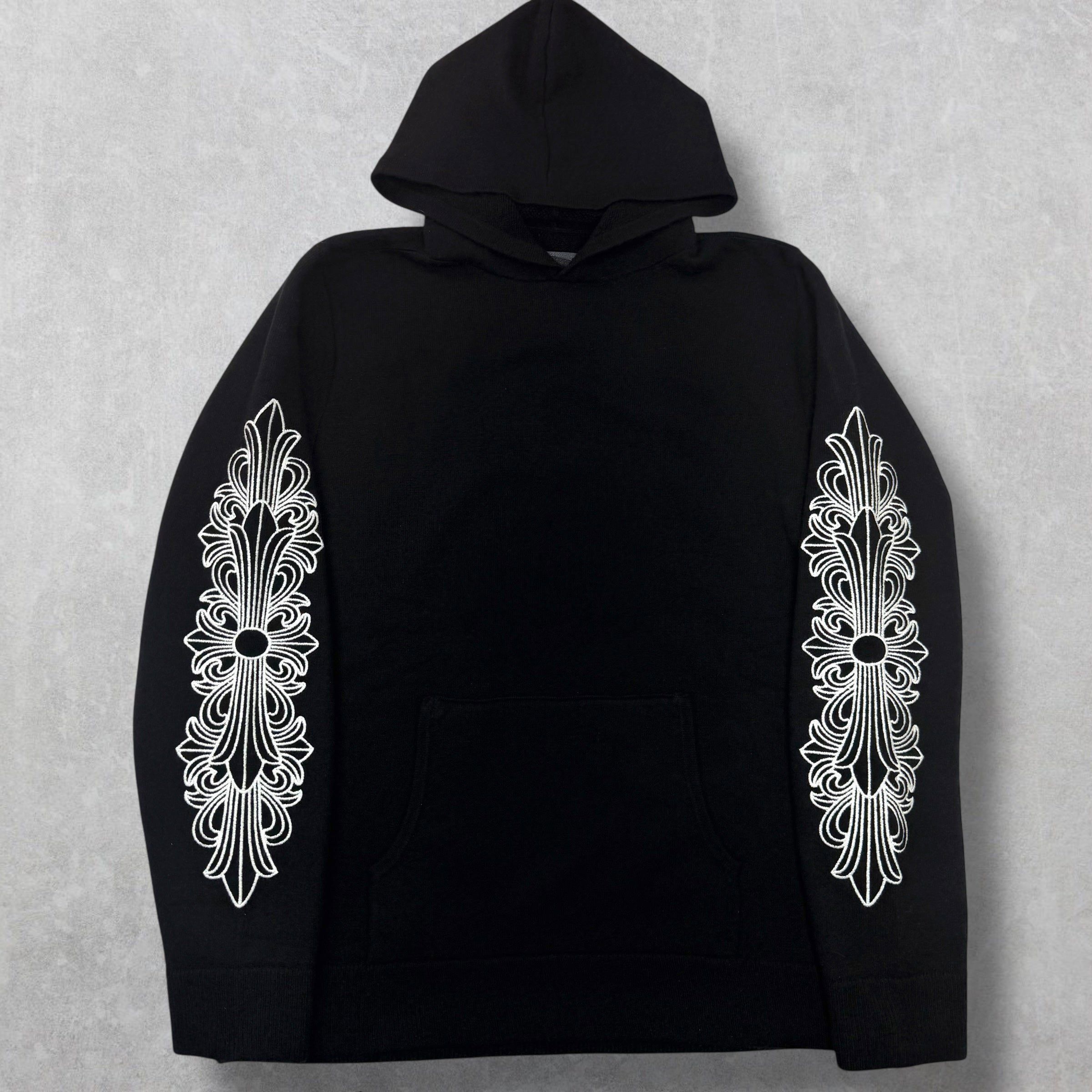 Chrome Hearts Chrome Hearts Floral Sleeve Cashmere Hoodie L Size US L / EU 52-54 / 3 - 1 Thumbnail
