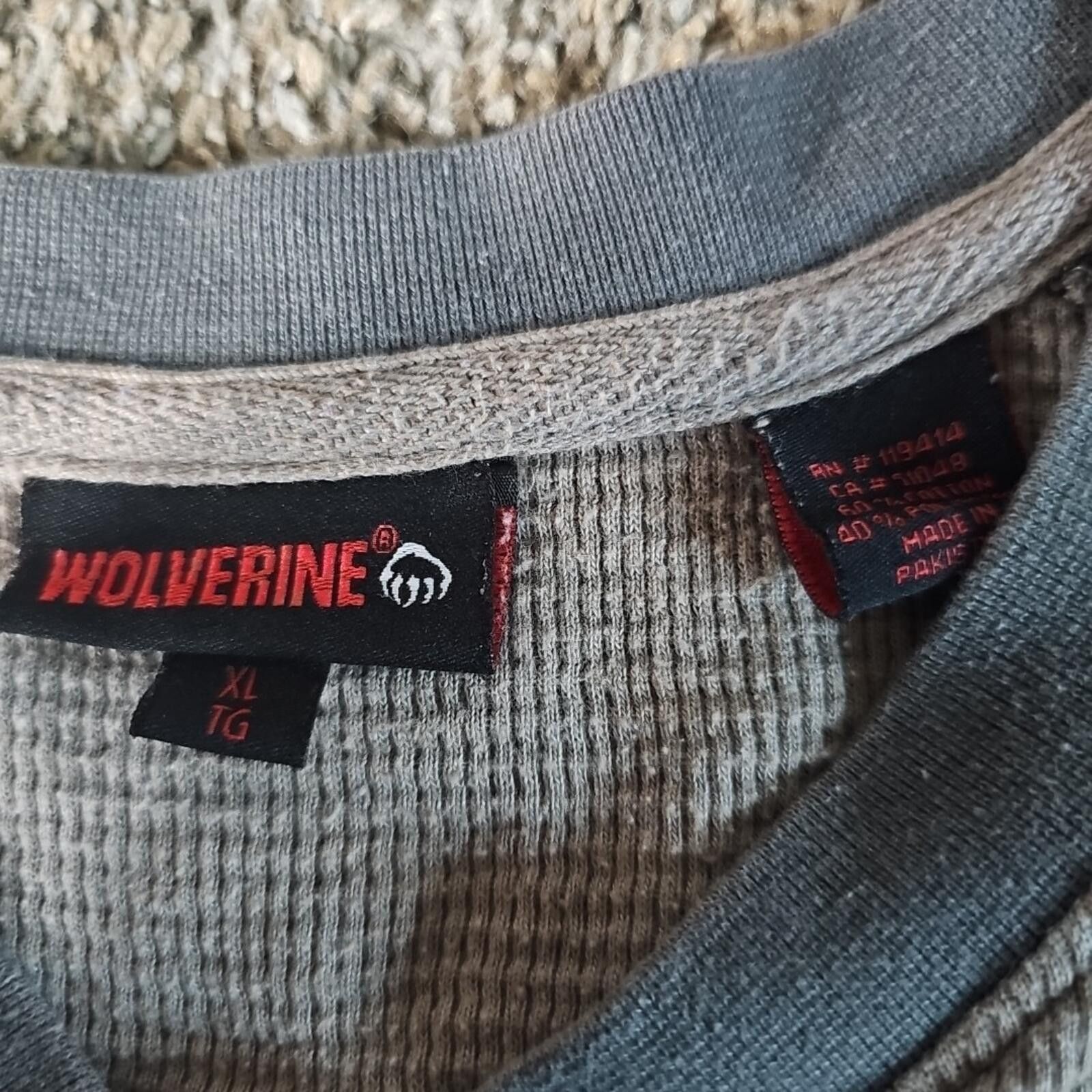 Wolverine Wolverine XL Henley Thermal Shirt Size US XL / EU 56 / 4 - 4 Thumbnail