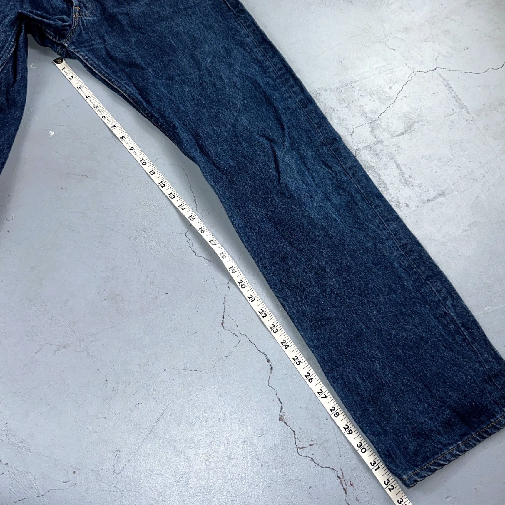 Levi's VINTAGE Levi's 501 Jeans Men 36x36 Dark Wash Straight Leg 90s USA Classic Denim Size US 36 / EU 52 - 5 Thumbnail