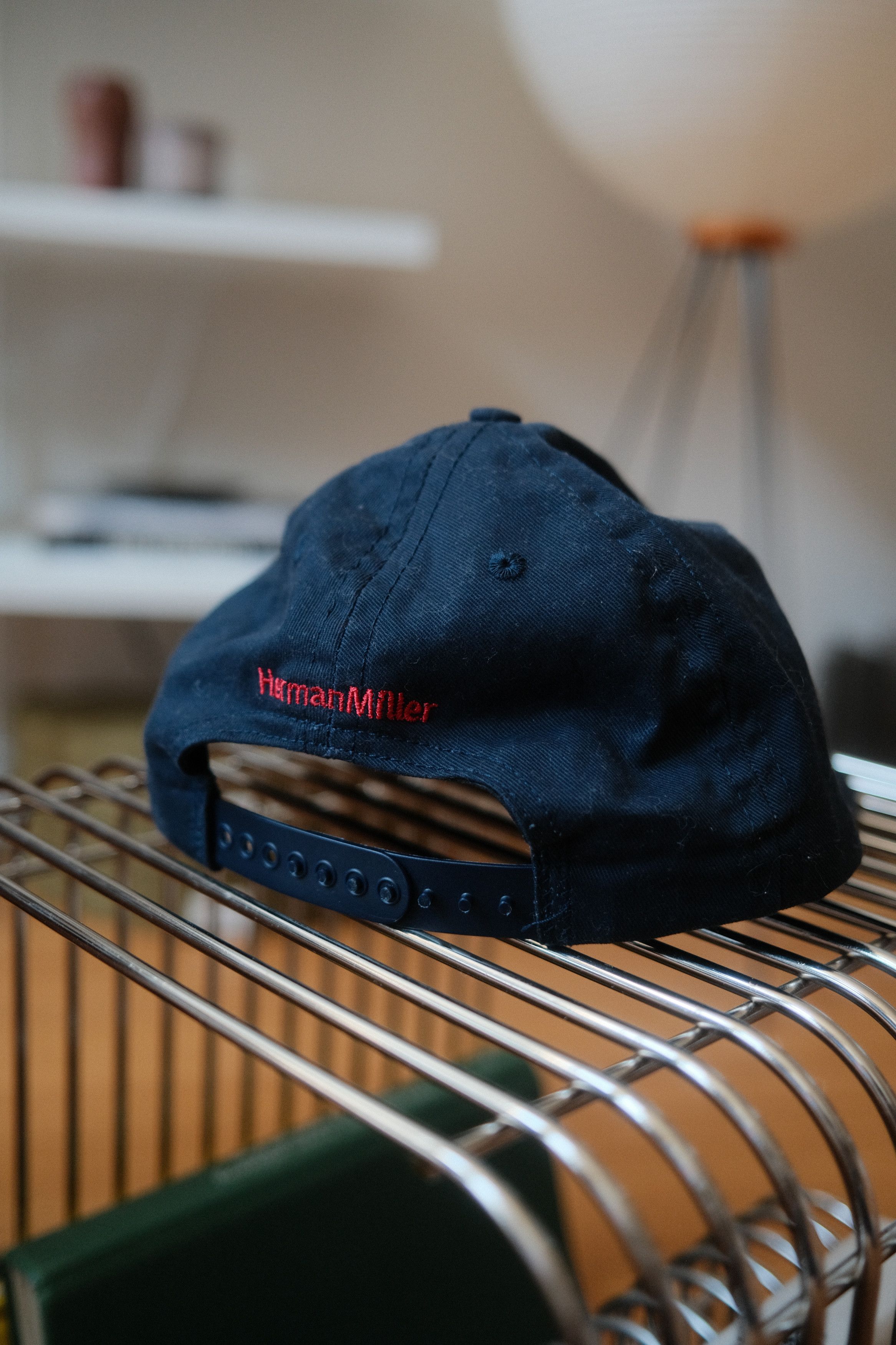 Vintage VTG Herman Miller Snapback Hat in Navy Size ONE SIZE - 3 Thumbnail