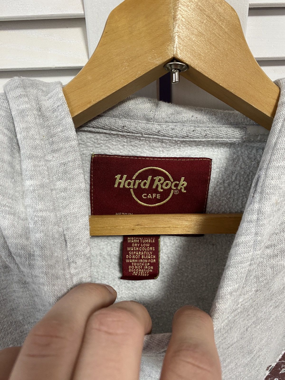 Hard Rock Cafe Vintage Hoodie Hard Rock Cafe Big Logo Graphic VTG Size US M / EU 48-50 / 2 - 5 Thumbnail