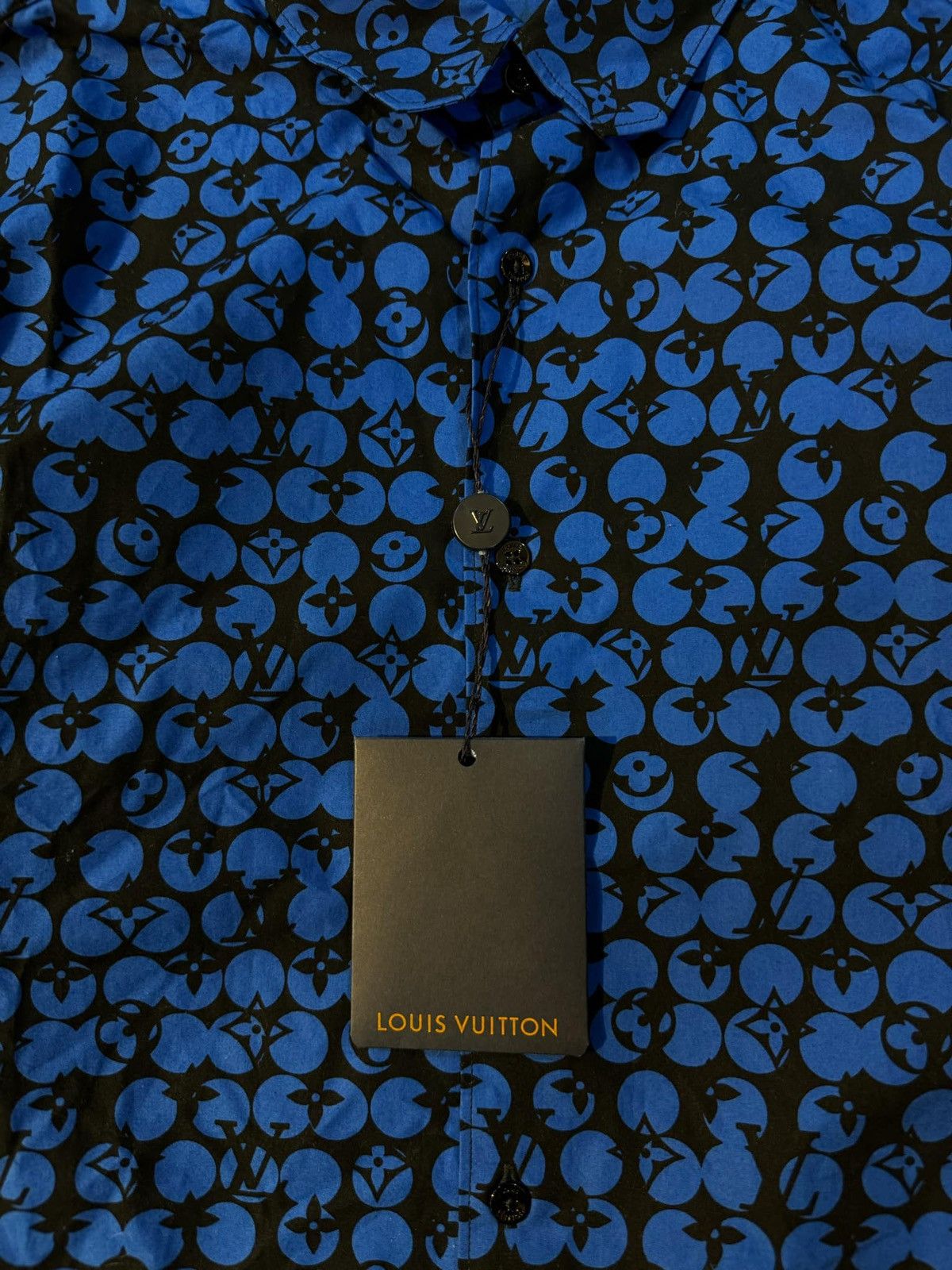 Louis Vuitton Louis Vuitton x Virgil Blue Monogram Oversized Polo Size US XL / EU 56 / 4 - 3 Thumbnail