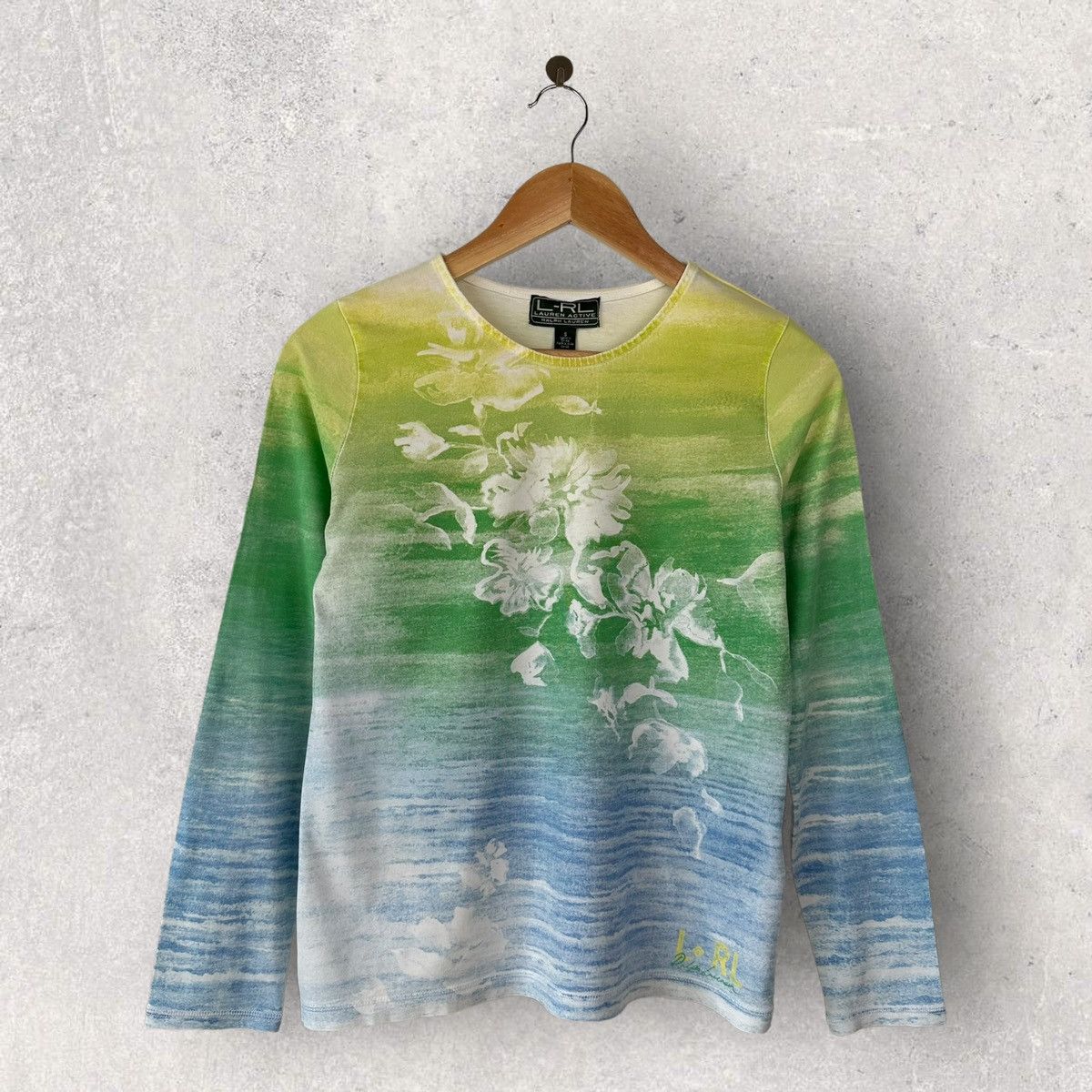 Lauren Ralph Lauren Lauren Ralph Lauren Active Printed Long Sleeve T-Shirt Size S / US 4 / IT 40 - 1 Thumbnail