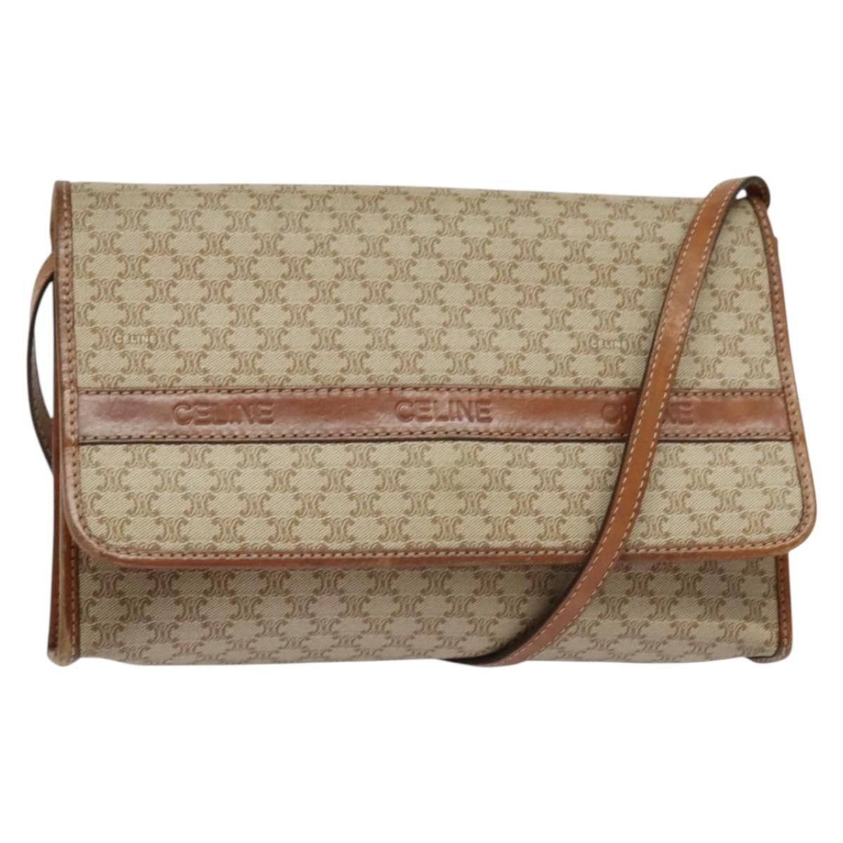 Celine Celine Vintage Macadam Canvas and Leather Size ONE SIZE - 1 Thumbnail