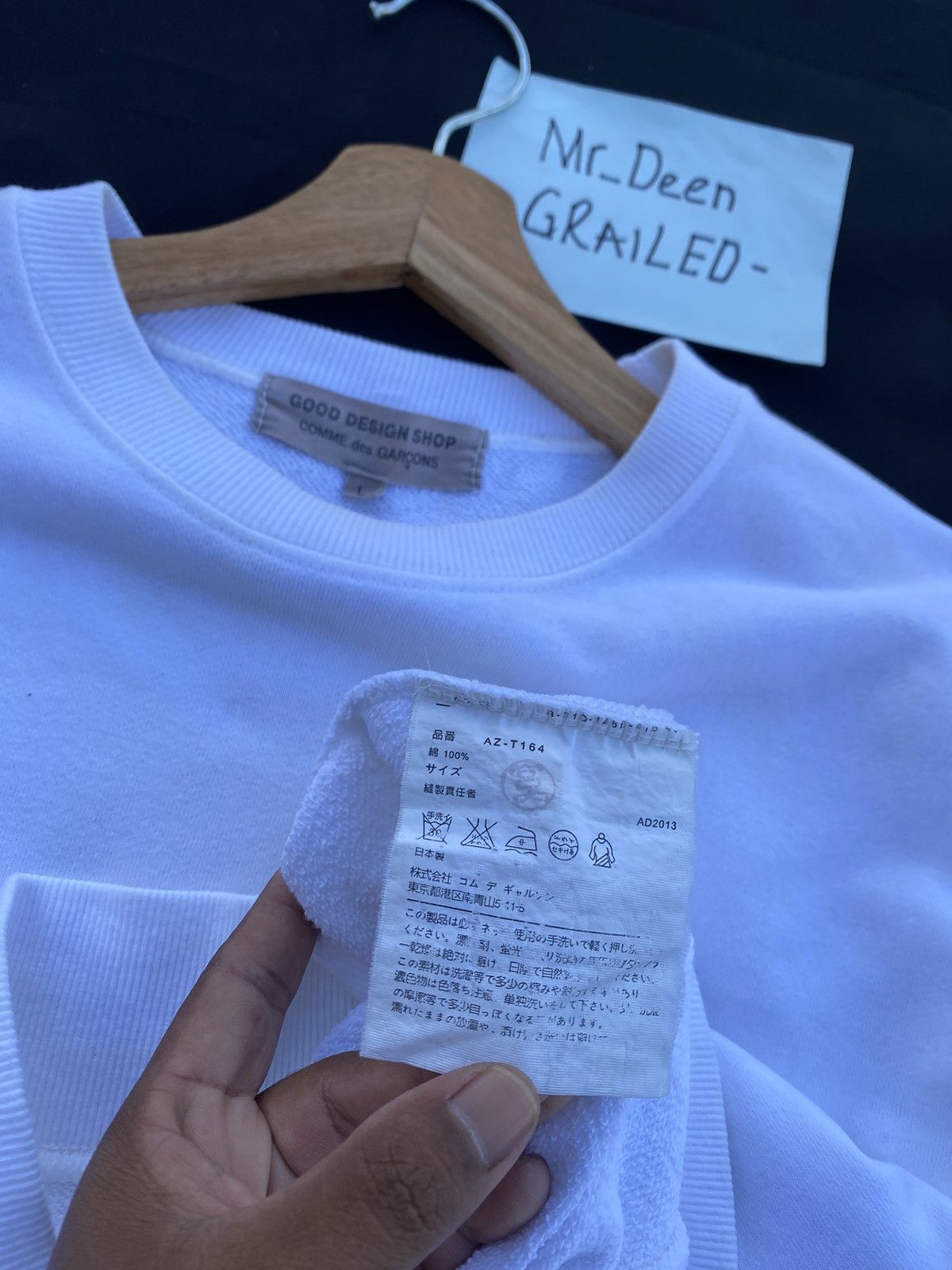Comme des Garcons Rare Comme Des Garcons CDG Big Spellout Sweatshirt Size US L / EU 52-54 / 3 - 19 Thumbnail