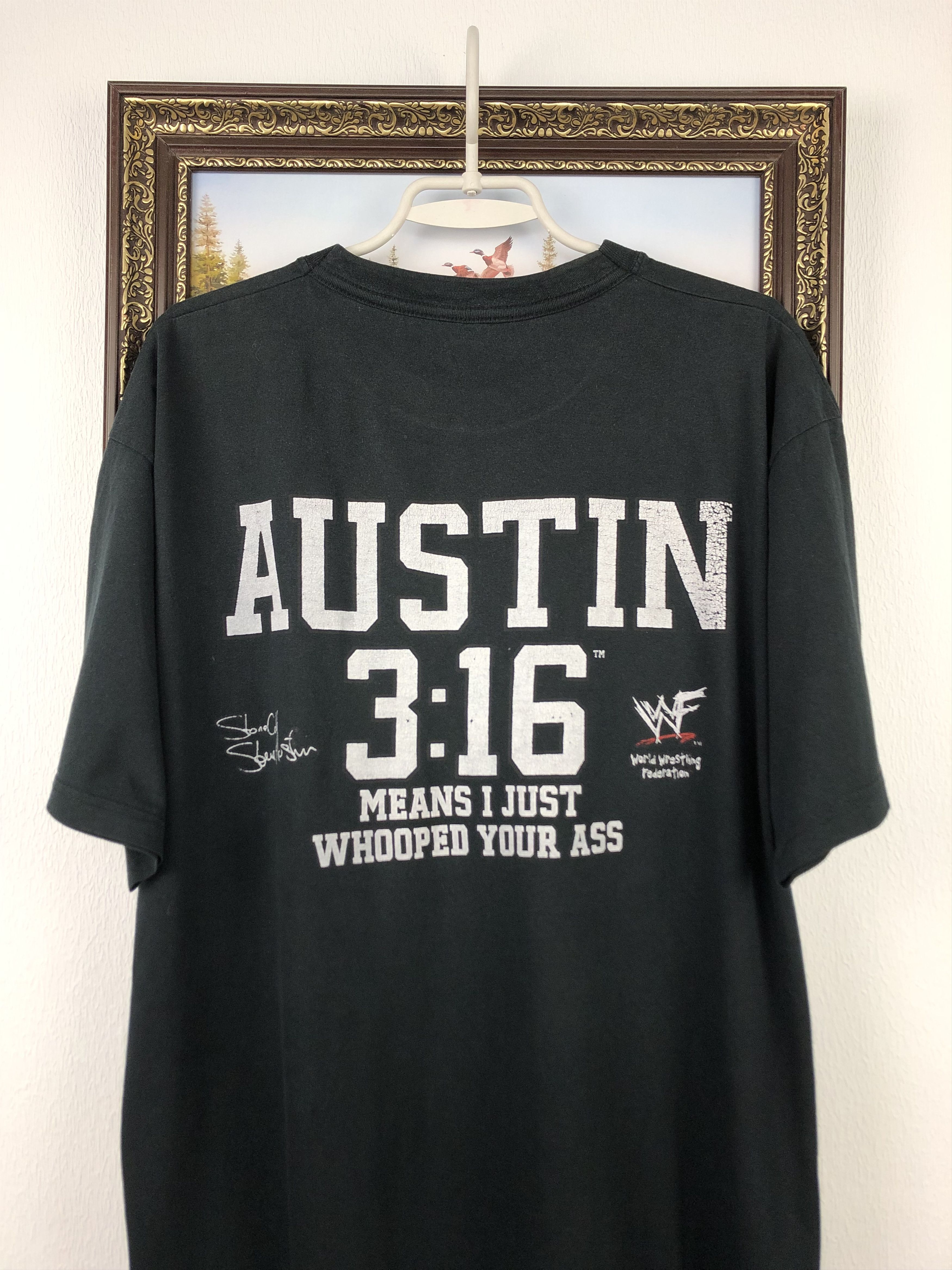 Vintage × WWE Vintage Stone Cold Steve Austin Shirt WWE Austin 3:16 Tee Size US L / EU 52-54 / 3 - 11 Thumbnail