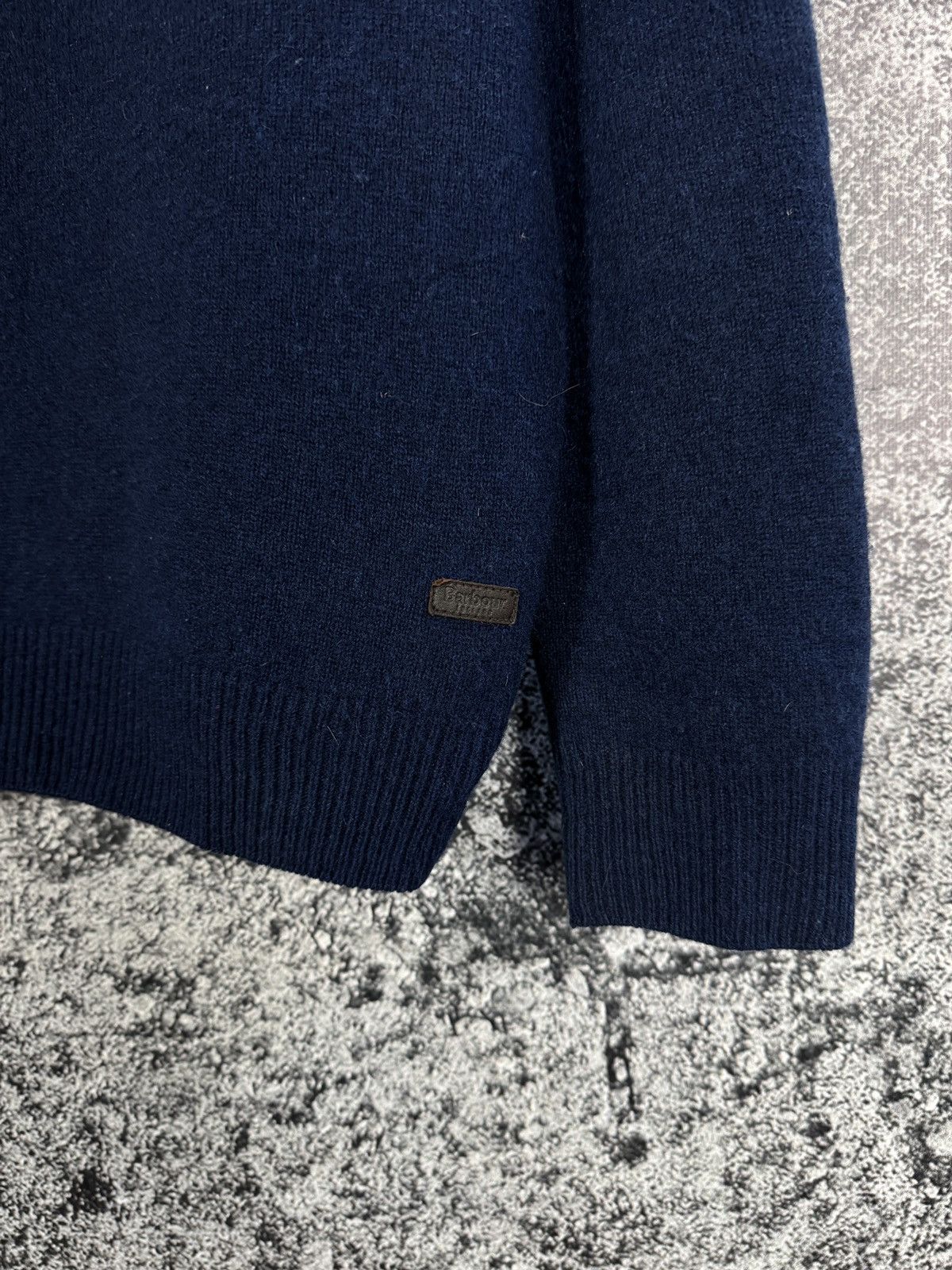 Barbour Barbour Wool Knit Sweater 1/4 Zip Button Pullover Size XL Size US XL / EU 56 / 4 - 6 Thumbnail