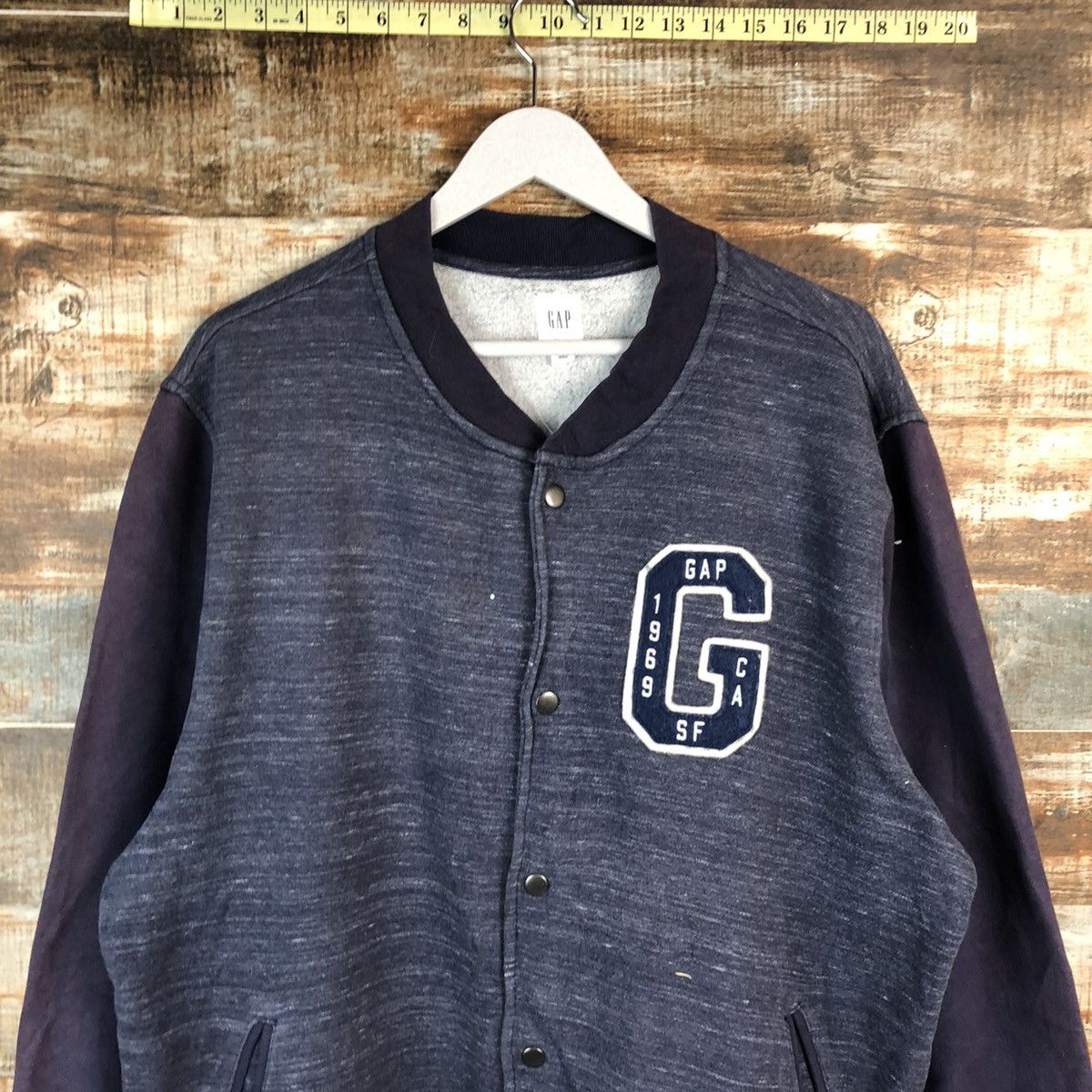 Gap Gap Dark Blue Bombers varsity Jacket #A1529 Size US XL / EU 56 / 4 - 5 Thumbnail