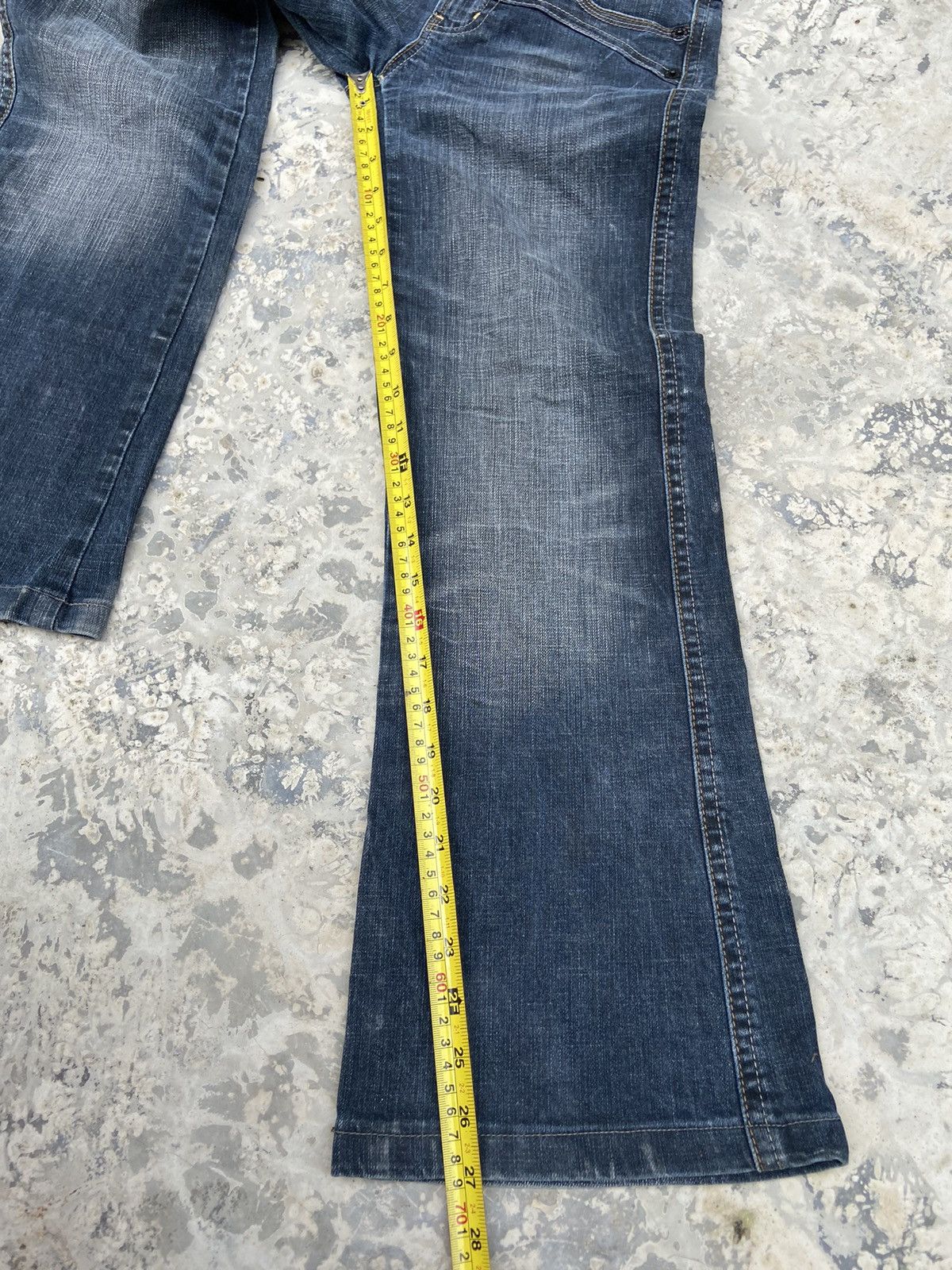 Japanese Brand Vintage Y2K rush hour denim pants flare Size 26" / US 2 / IT 38 - 15 Thumbnail