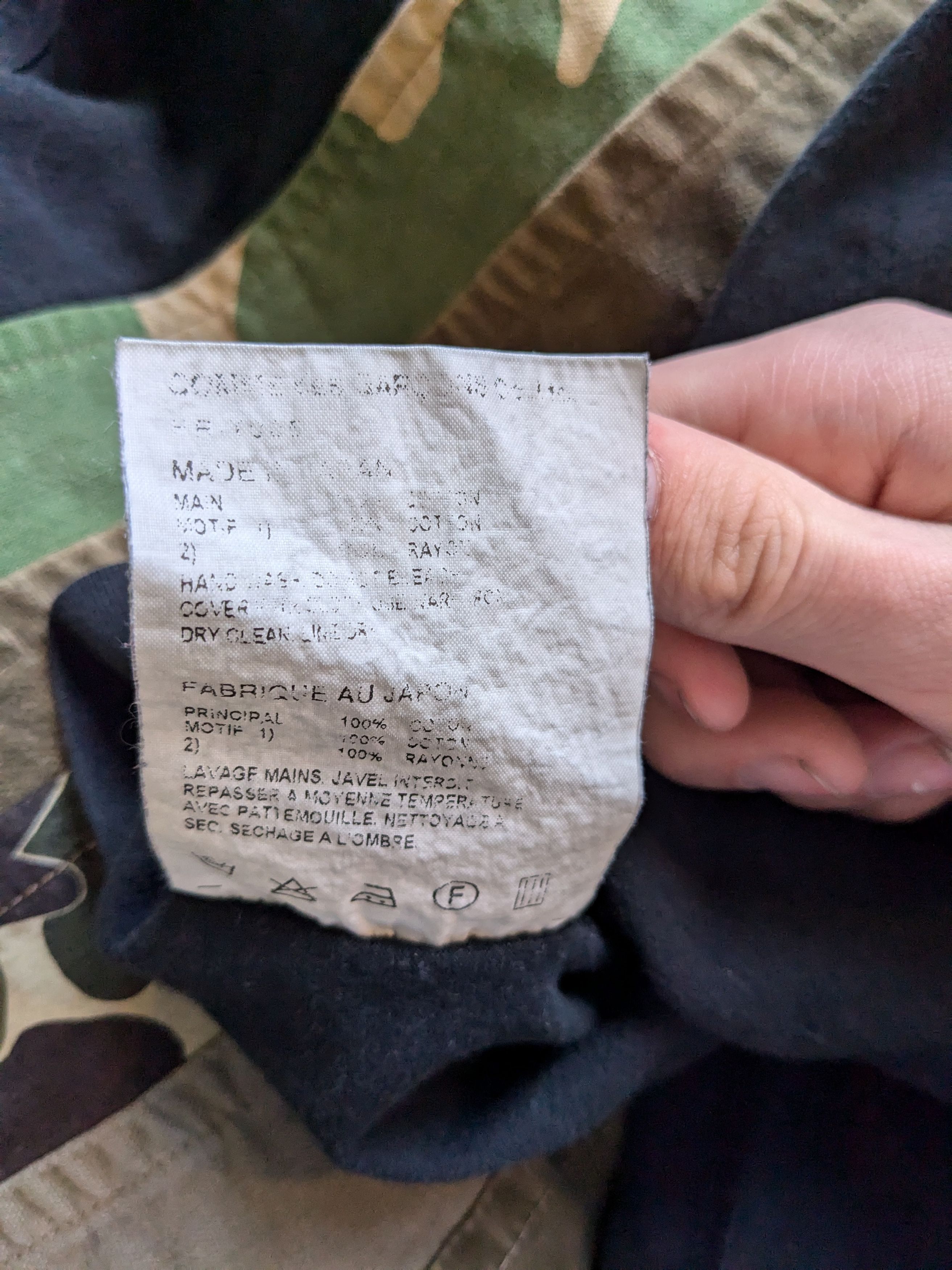 Comme des Garcons Homme Comme des garcons homme camo patch tee Size US M / EU 48-50 / 2 - 4 Thumbnail