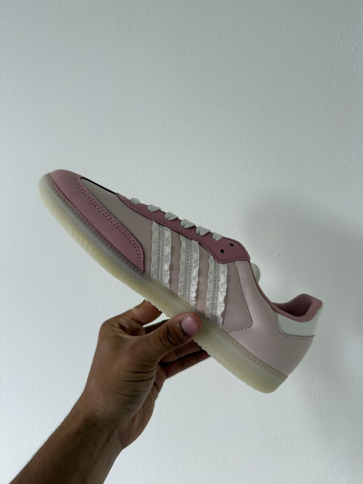 Adidas 🌸 Adidas Samba OG “Ruffle Stripes” Pink – Size EU 42 – New Size US 12 / IT 42 - 4 Thumbnail