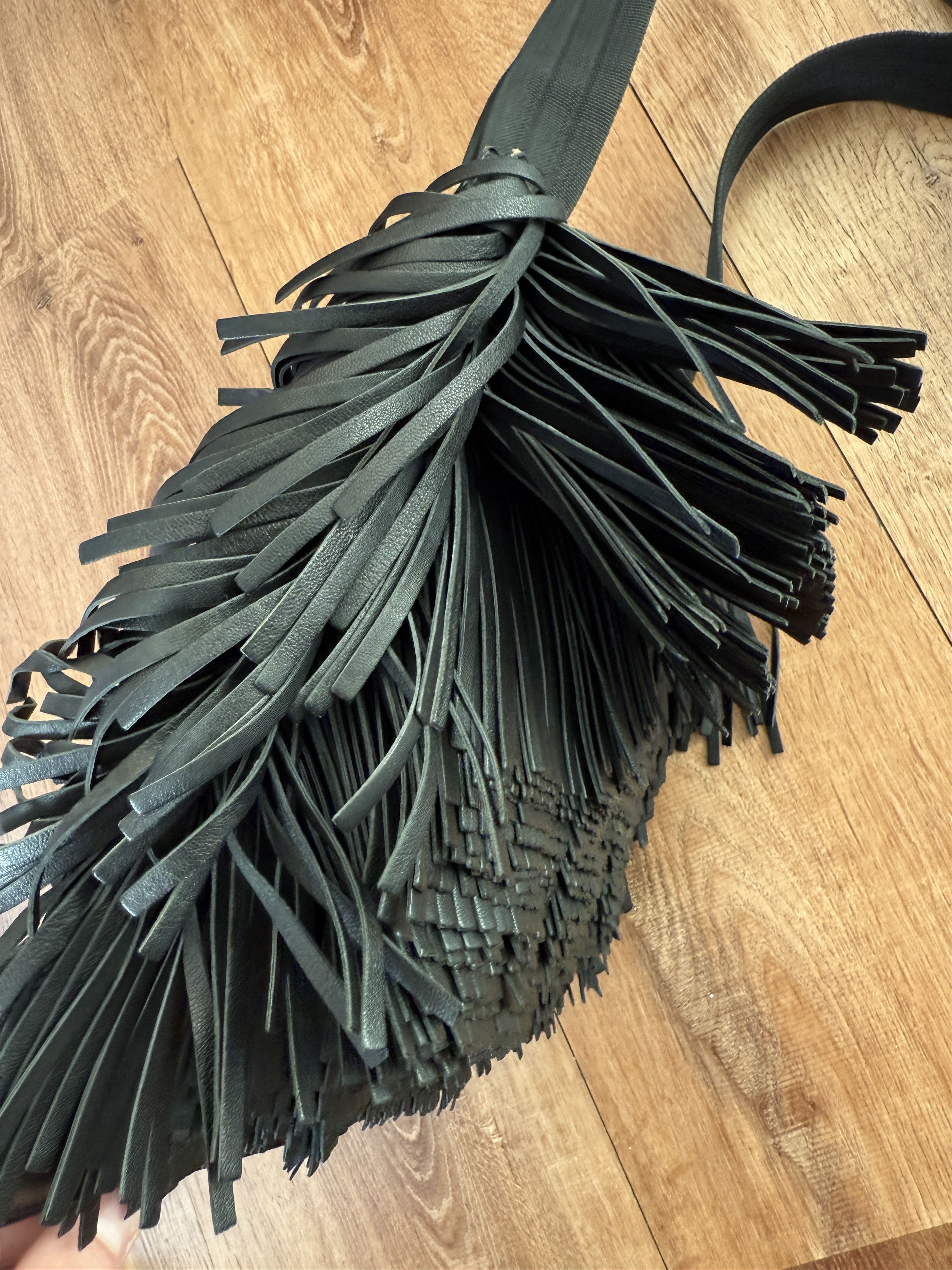 Dior AW02 Reflexion Leather Fringe Crossbody Bag, 2002 Runway Size ONE SIZE - 5 Thumbnail