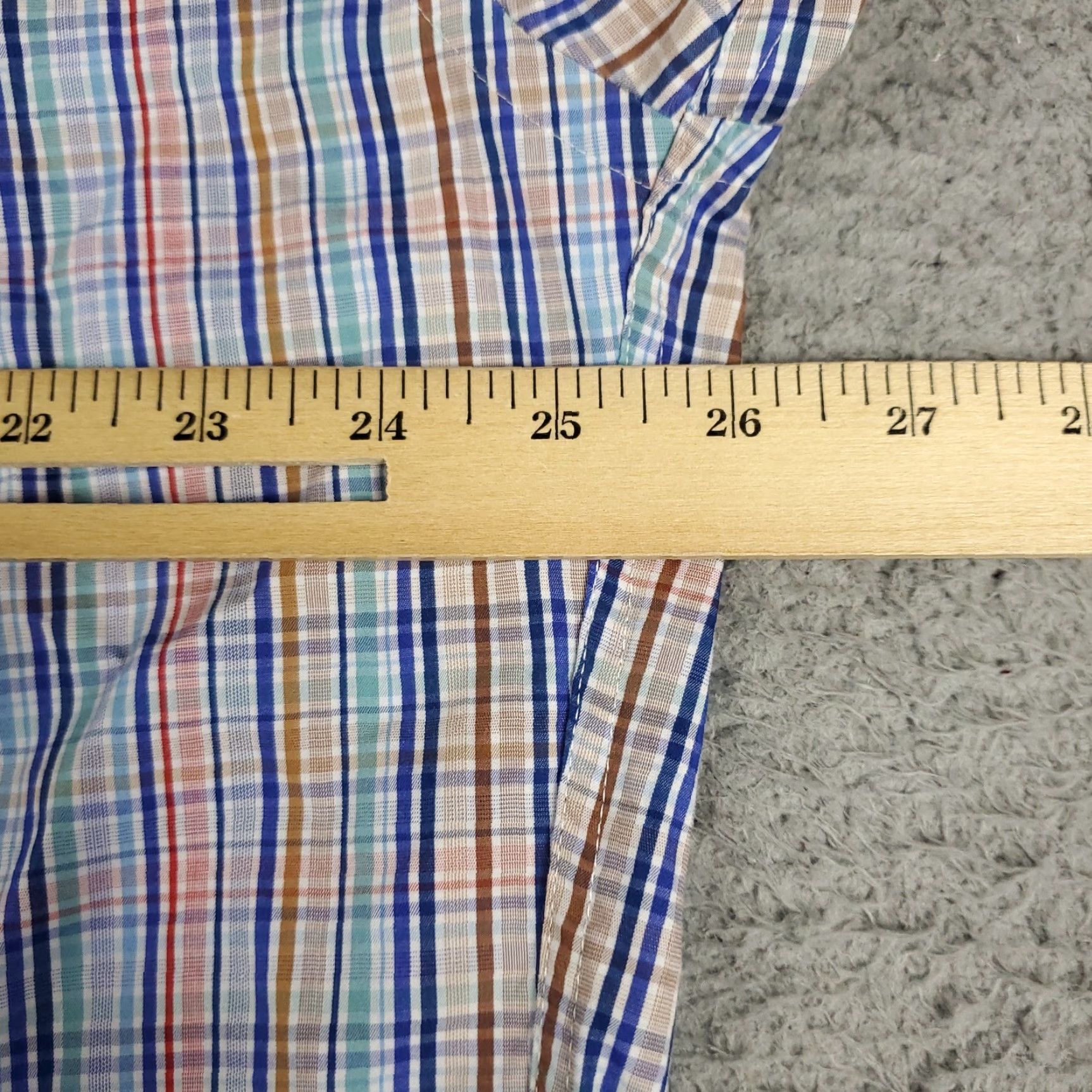 Ralph Lauren Ralph Lauren Polo Shirt Mens XL Blue Plaid Pony Short Sleeve Classic Preppy Shirt Size US XL / EU 56 / 4 - 5 Thumbnail