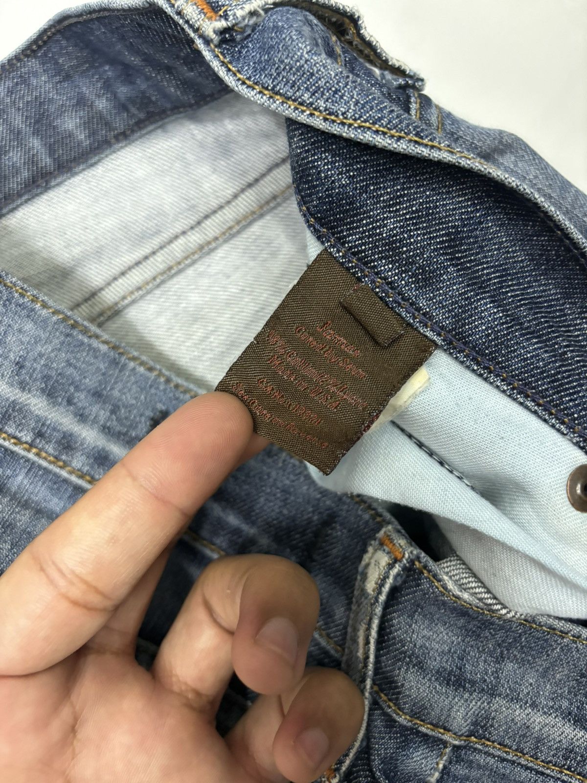 Japanese Brand VINTAGE JAMES CURED BY SEWN BOOTCUT JEANS Size US 31 - 10 Thumbnail