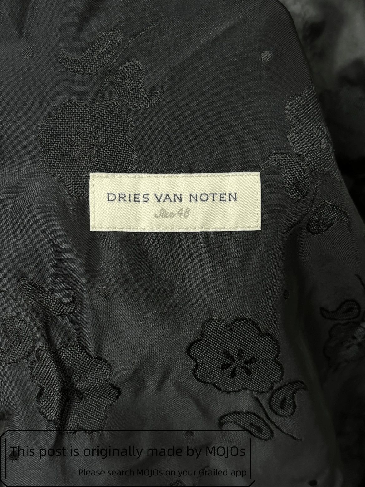 Dries Van Noten Sz 48 Dries Van Noten Flower Pattern Satin Jacket Size US M / EU 48-50 / 2 - 7 Thumbnail