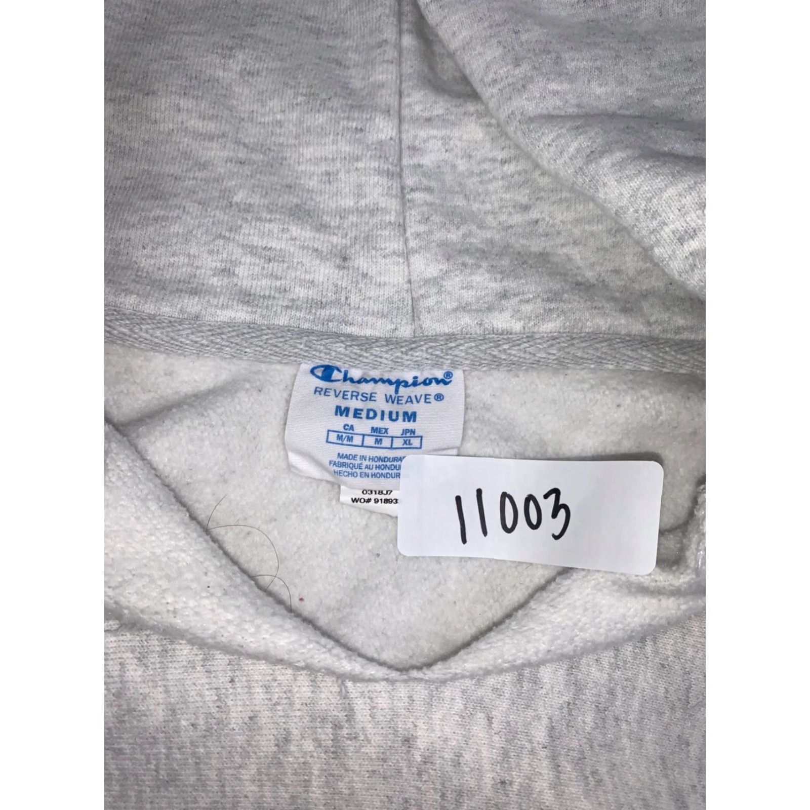 Champion Champion Reverse Weave Hoodie MenAdult M Gray Pullover Heavyweight Hooded Michigan Wolverines 11003 Size US M / EU 48-50 / 2 - 3 Thumbnail