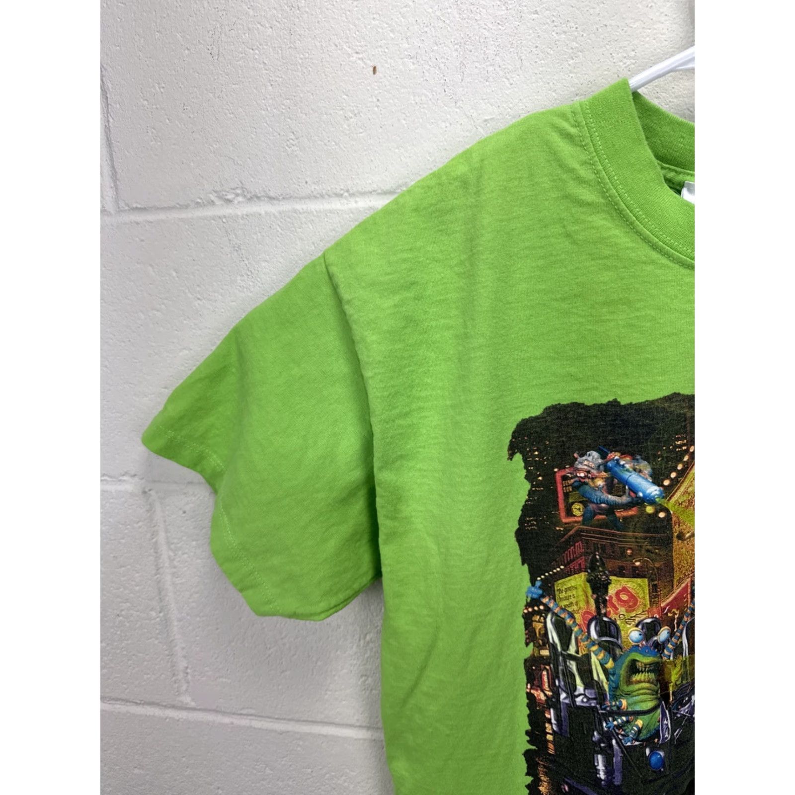 Vintage Vintage Universal Studios Men in Black MIB Alien Green T Shirt Made USA Large Size US L / EU 52-54 / 3 - 7 Thumbnail
