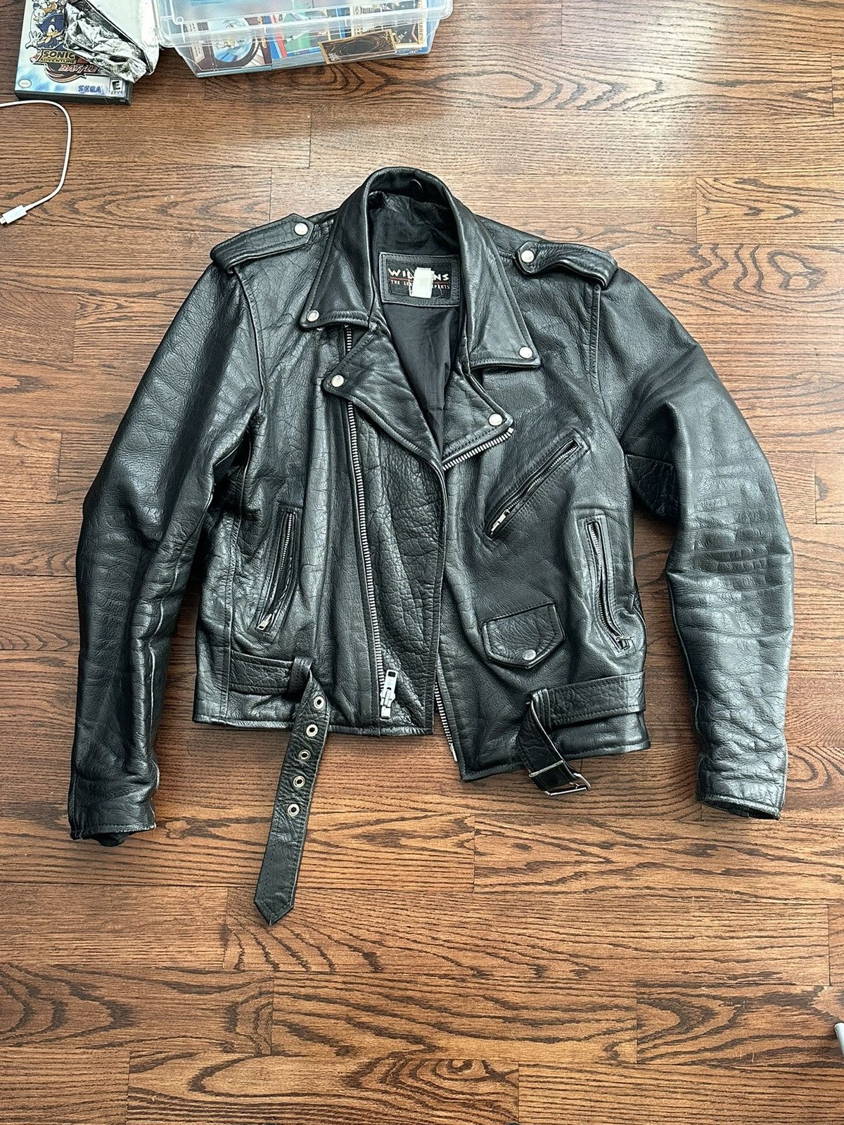 Wilsons leather led zeppelin jacket sales