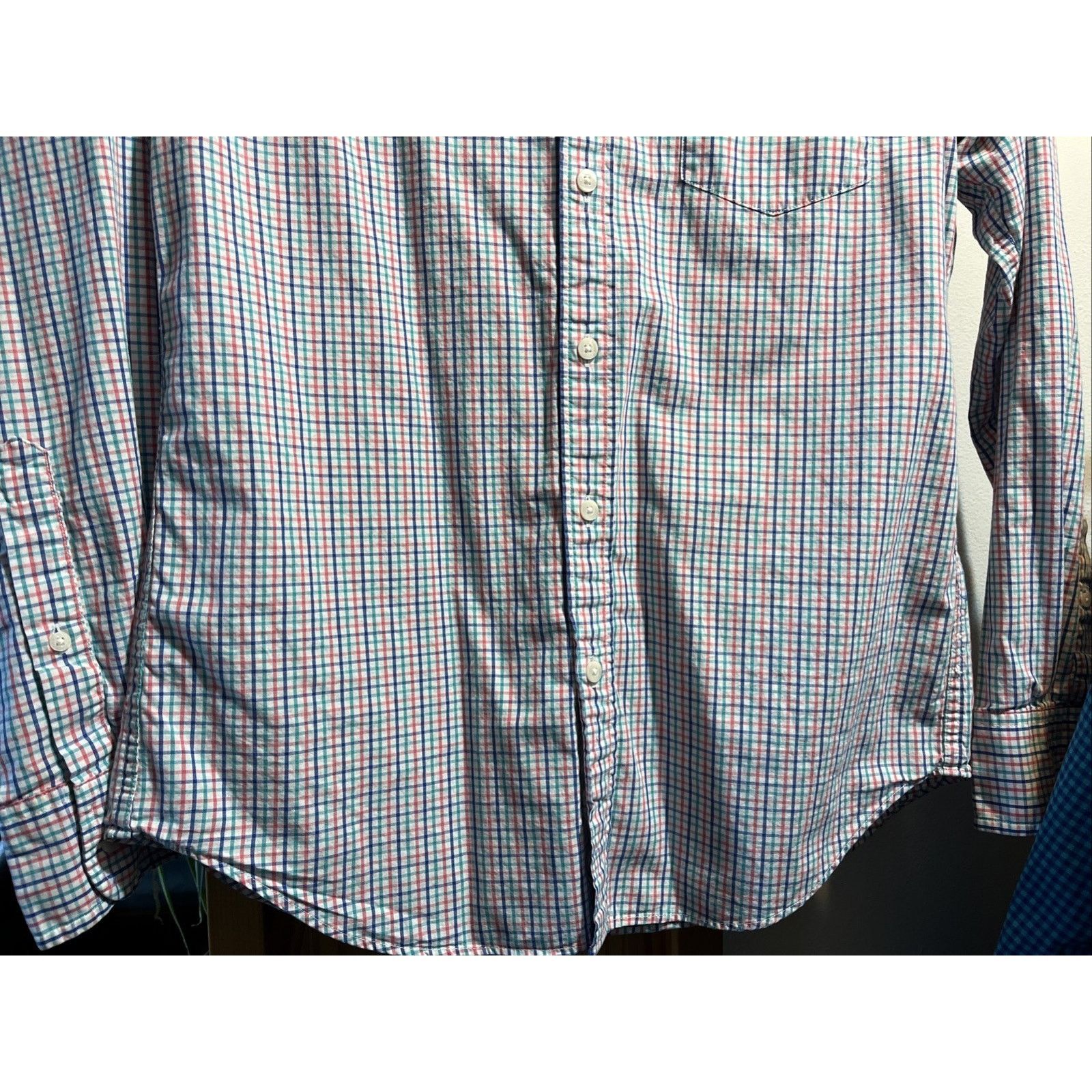 J.Crew J Crew Men’s Multicolored Checkered LS Button Shirt Size M Size US M / EU 48-50 / 2 - 5 Thumbnail