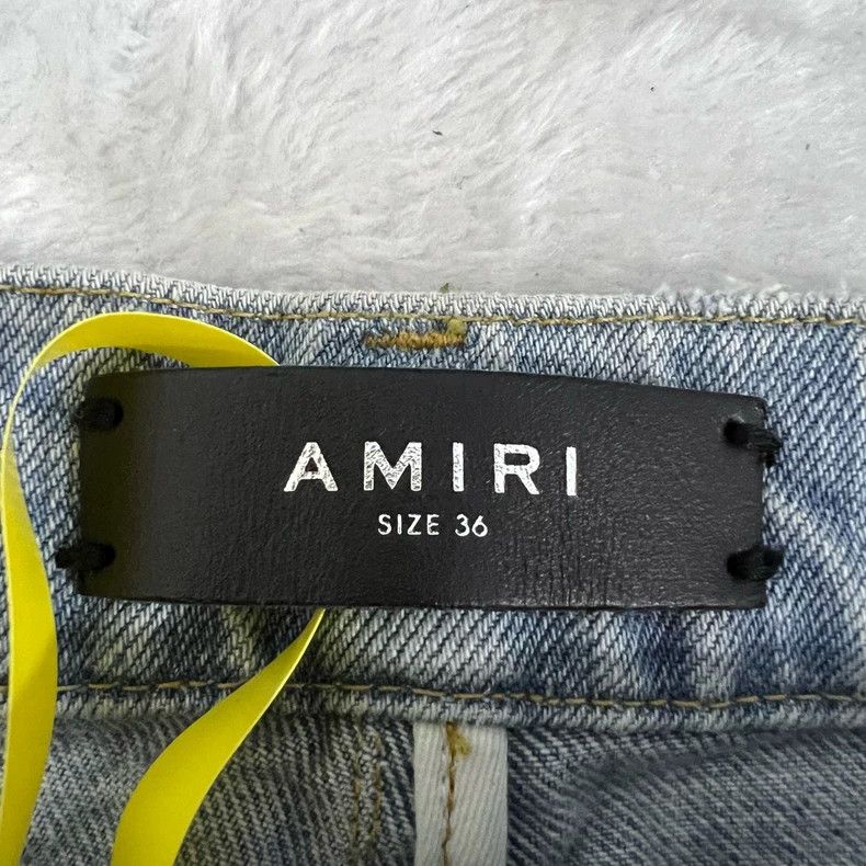 Amiri Amiri Blue Washed Destroyed Jeans Size US 36 / EU 52 - 4 Thumbnail