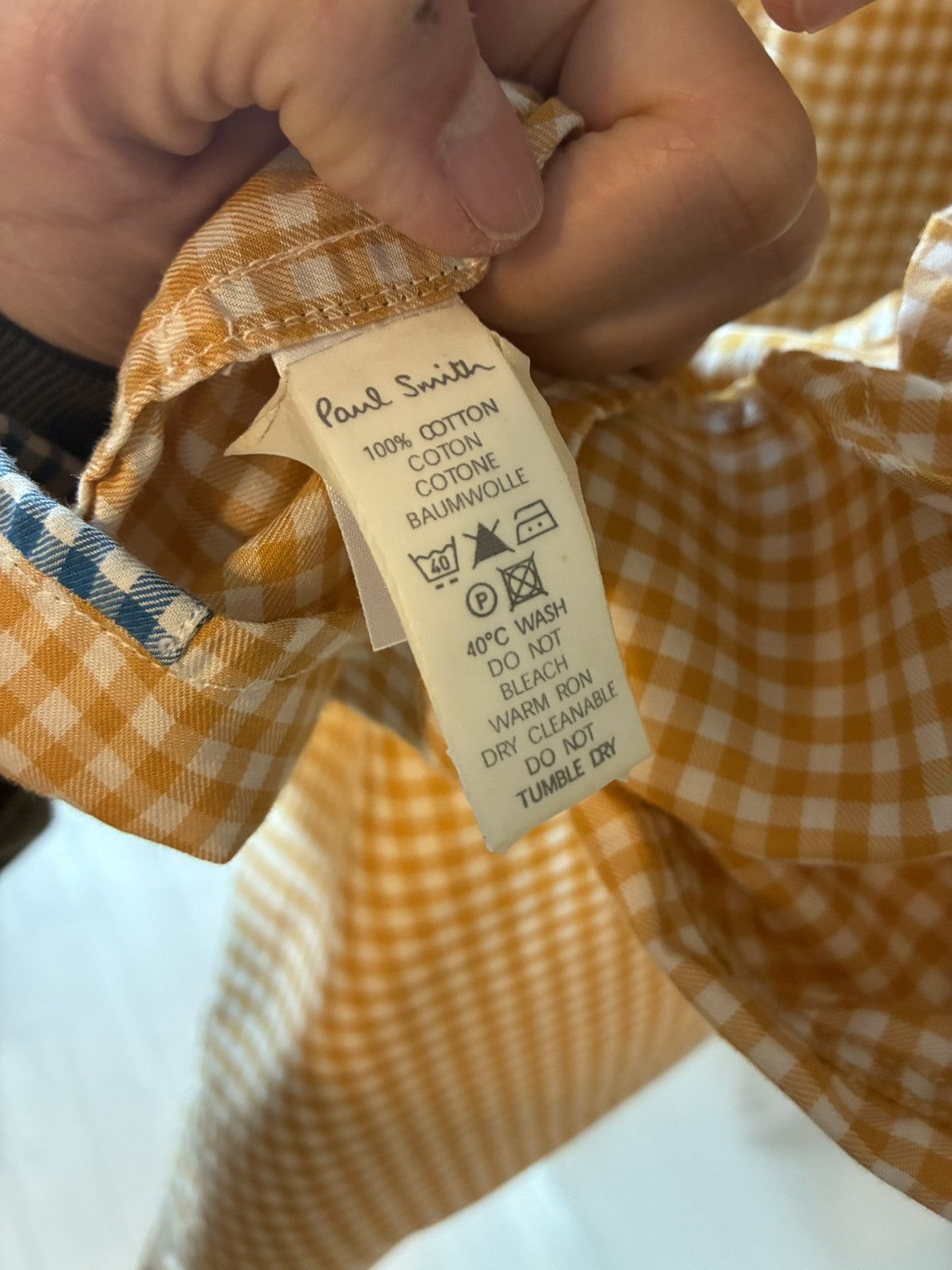 Paul Smith Paul Smith Jeans Multi-Gingham Slim Fit Shirt Size US L / EU 52-54 / 3 - 8 Thumbnail