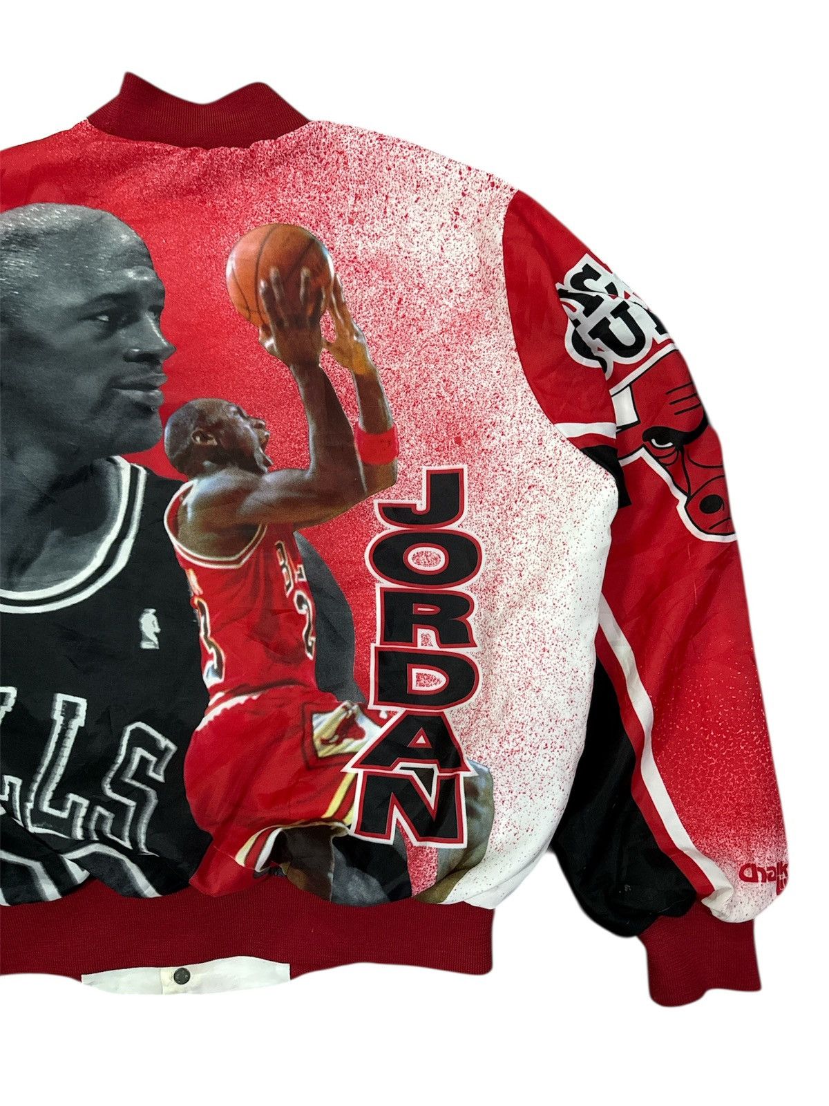Vintage 1990s Chicago Bulls Michael Jordan Fanimation jacket. Size US L / EU 52-54 / 3 - 2 Thumbnail