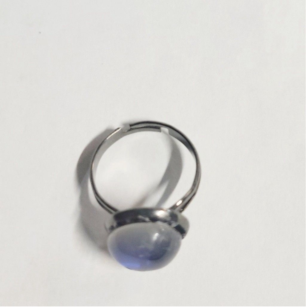 Handmade Hand crafted adjustable color changing mood ring Size ONE SIZE - 7 Thumbnail