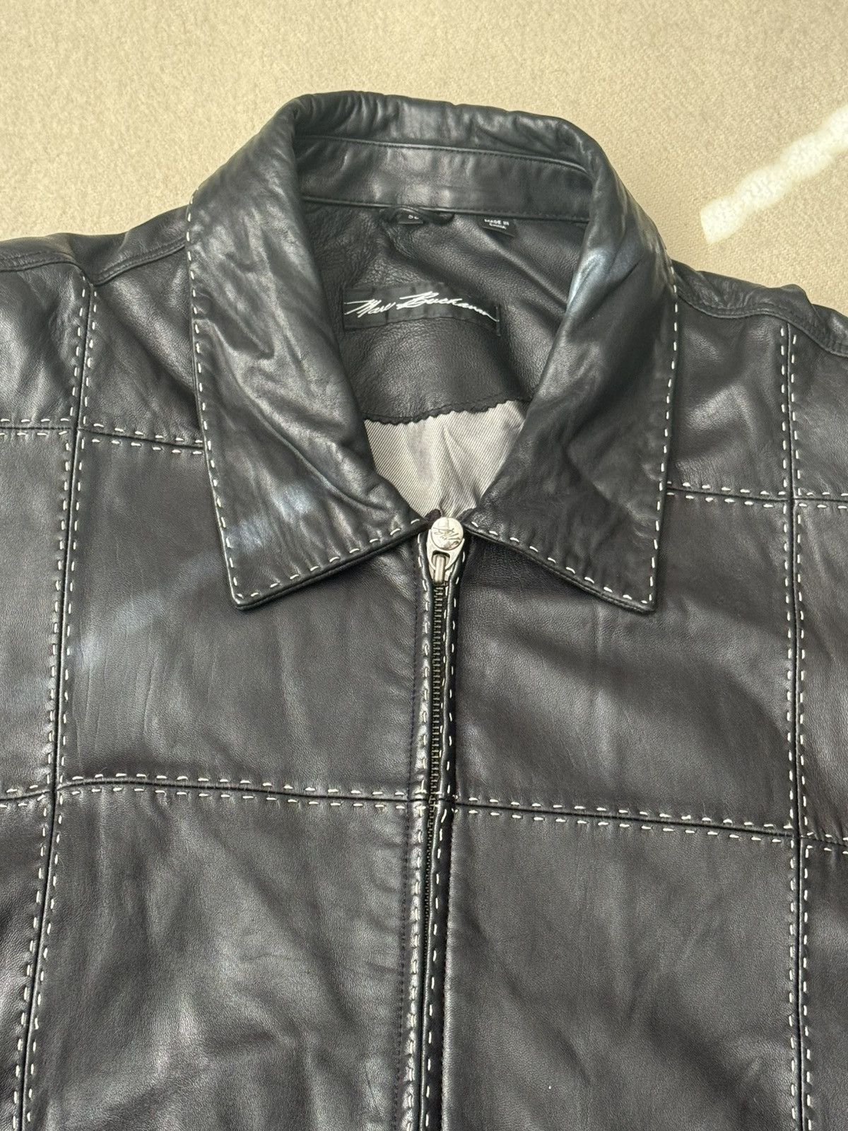 Pelle Pelle Vintage 90s Y2K Pelle Pelle Marc Buchanan Leather Jacket 56 Size US XXL / EU 58 / 5 - 6 Thumbnail
