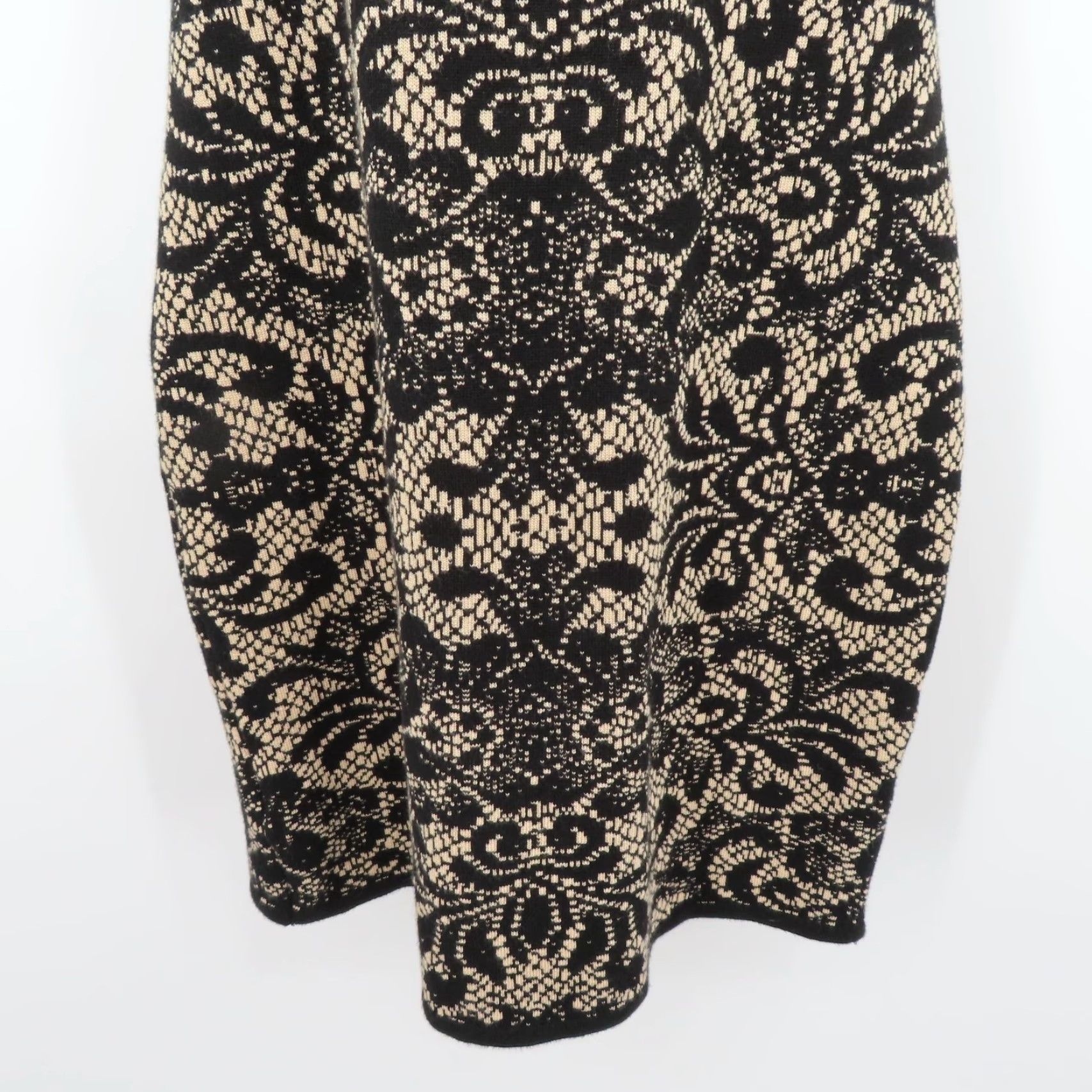 Torrid Torrid Plus 2X Black Lace Print Knit Dress Sleeveless Scoop Neck Short Pint Bodycon Size XXL / US 16-18 / IT 52-54 - 3 Thumbnail