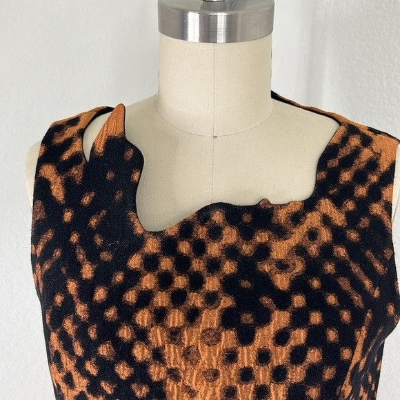 3.1 Phillip Lim 3.1 Phillip Lim Scuba Pixelated Flame Border Sleeveless Top Size XS / US 0-2 / IT 36-38 - 7 Thumbnail