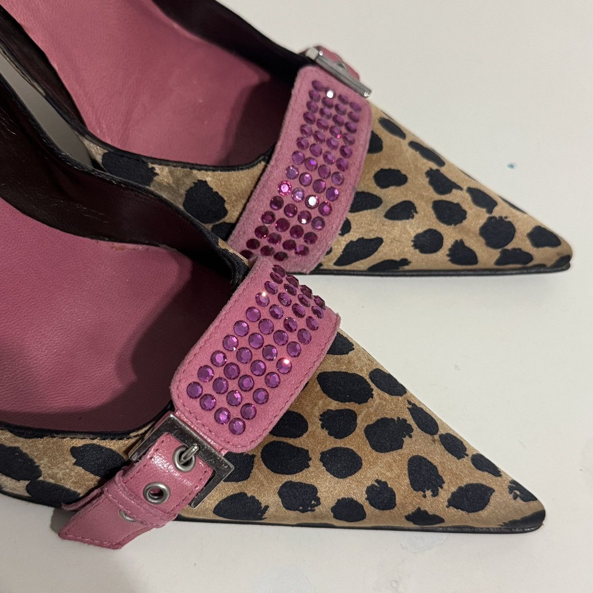 Other Cesare Paciotti Leapord Heels Size US 8.5 / IT 38.5 - 4 Thumbnail