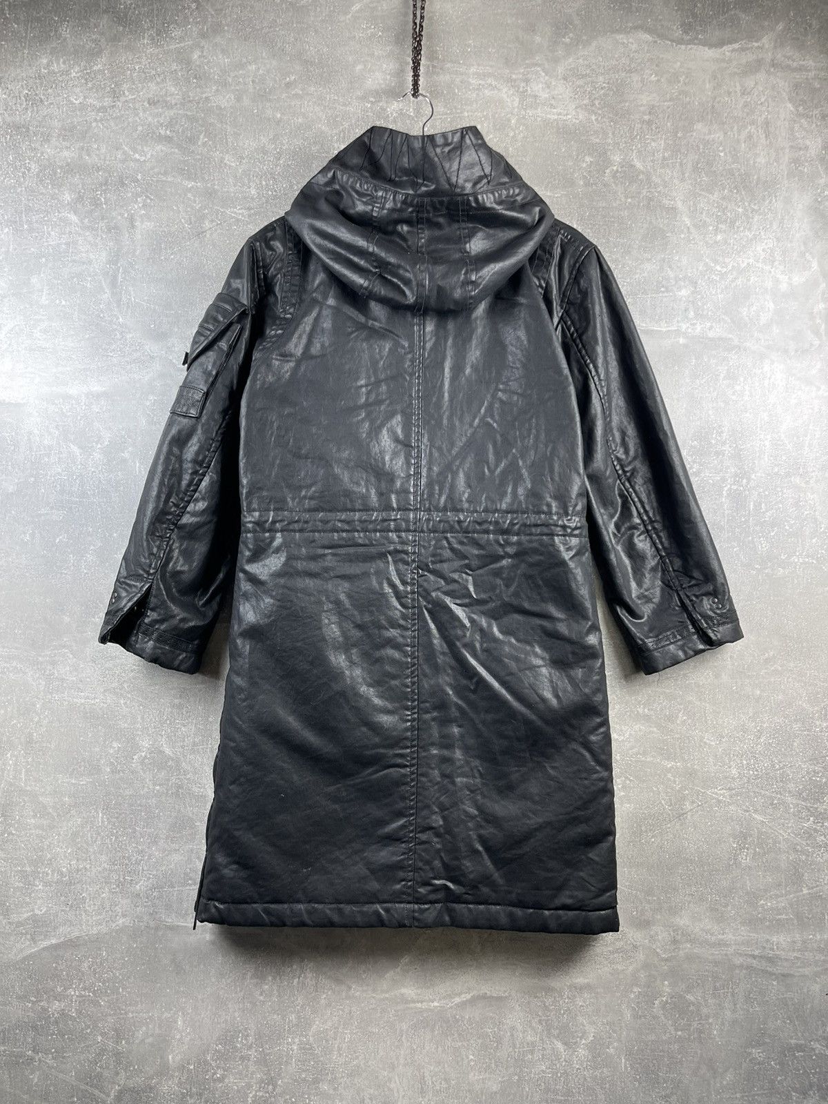 Messagerie Messagerie Black Opium Avant Garde Rubberized Waterprof Coat Size US M / EU 48-50 / 2 - 13 Thumbnail