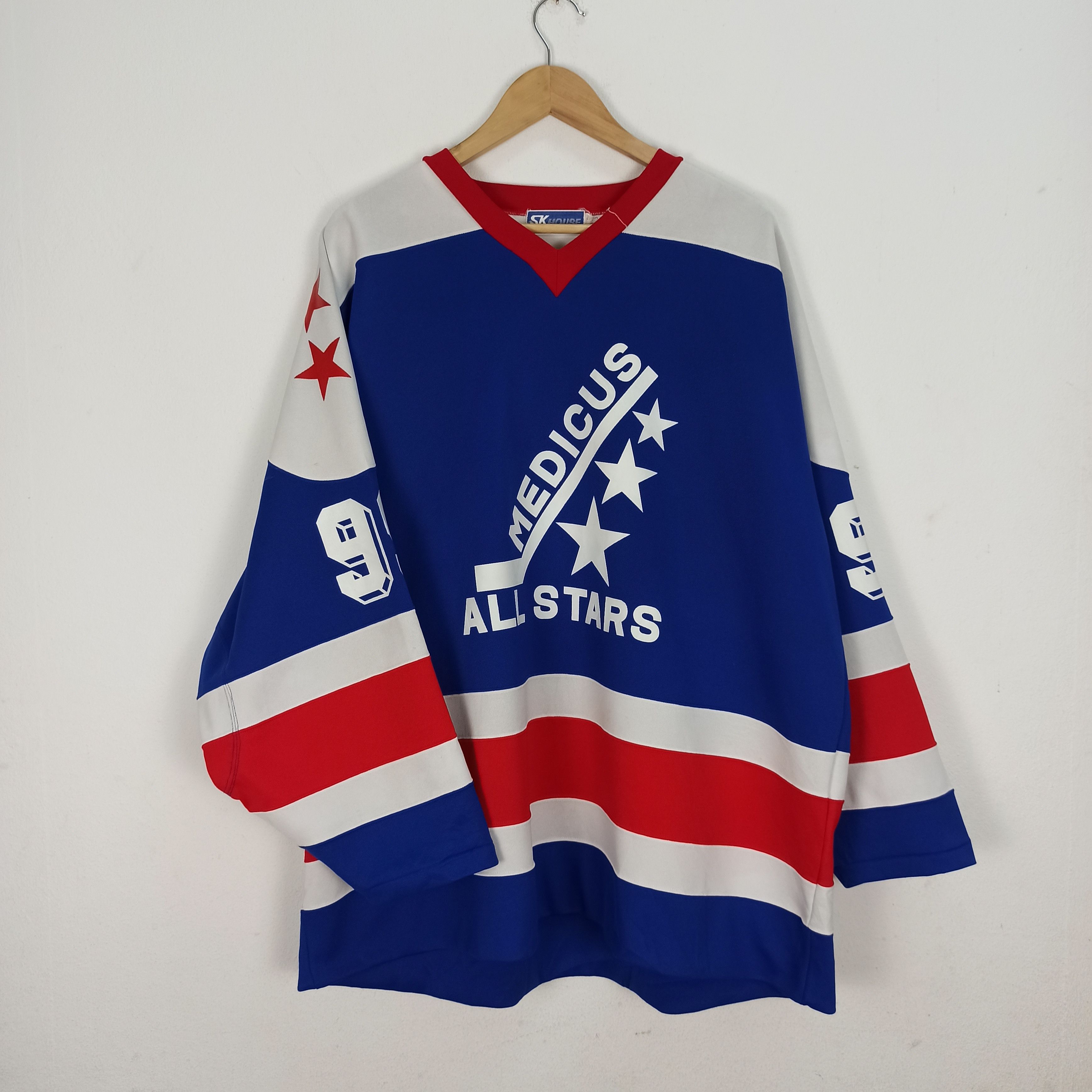 image of Hockey Jersey x Vintage Retro Jersey Hockey Sk House Made In Japan Sporting in Mix (Size Large)