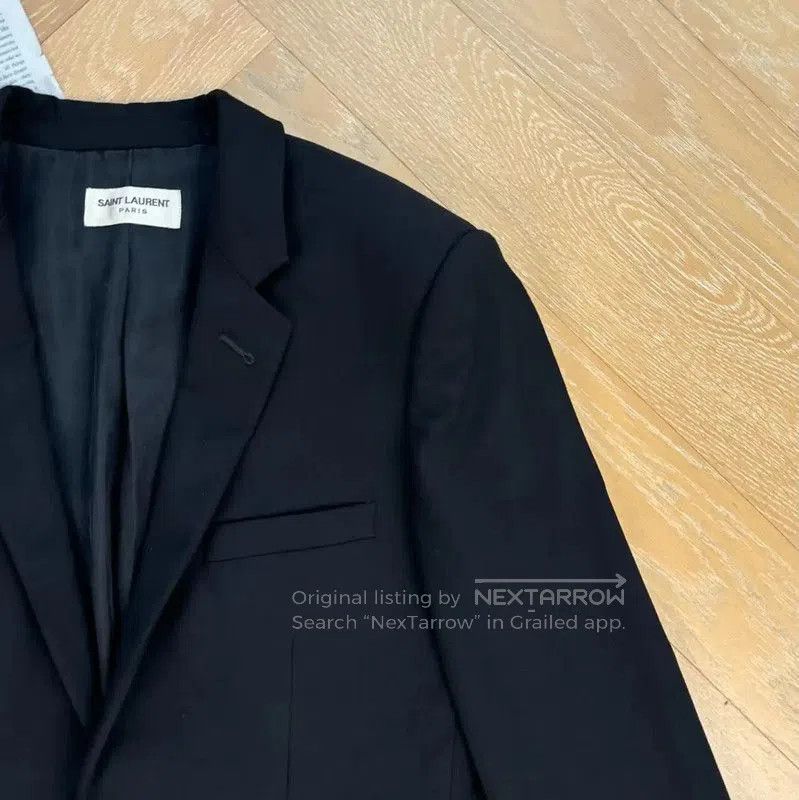 Yves Saint Laurent YSL Black Women's Blazer Size S . Size S / US 4 / IT 40 - 4 Thumbnail