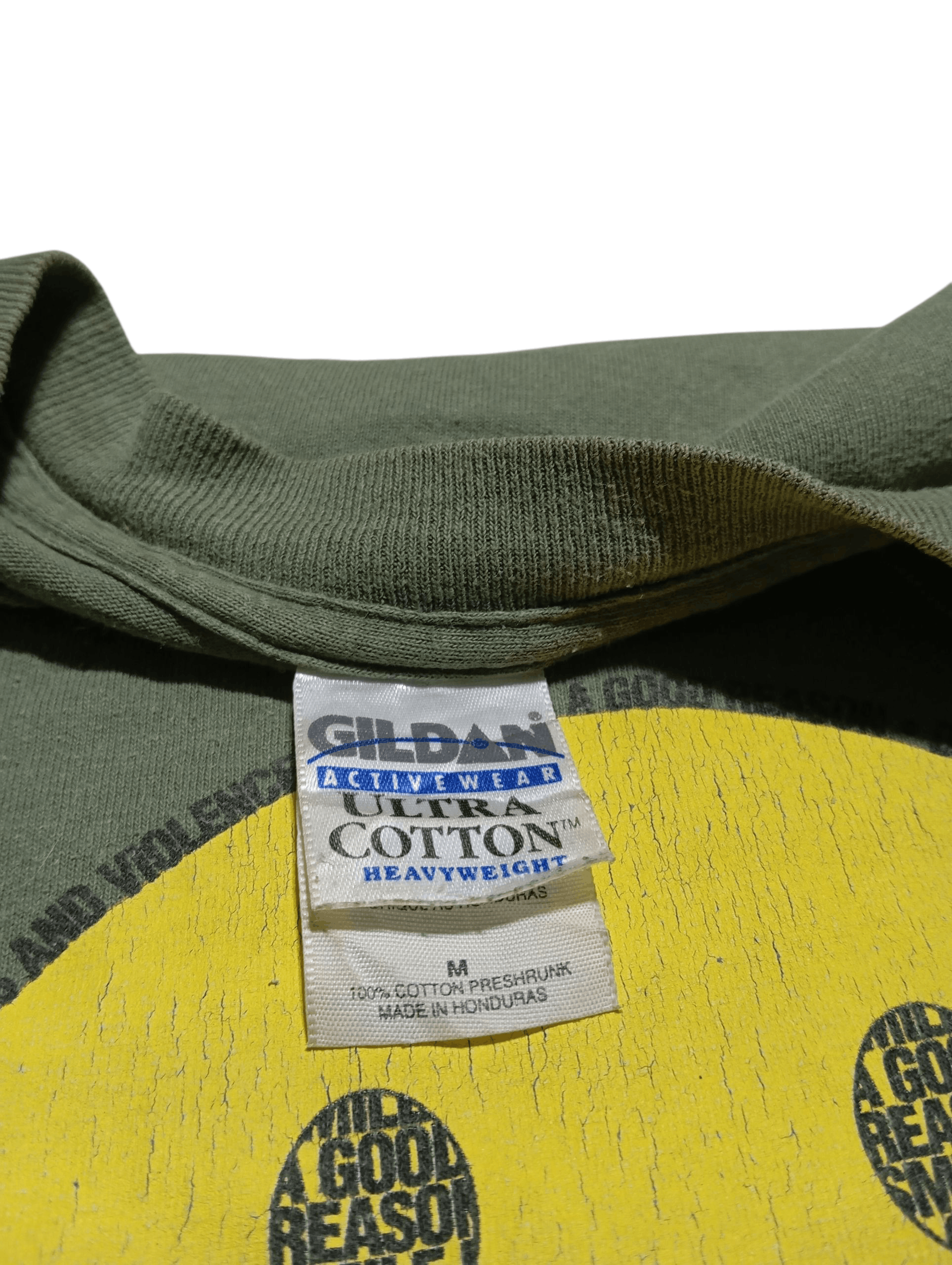 Gildan Vintage Dare Smiley Shirt Size US M / EU 48-50 / 2 - 5 Thumbnail