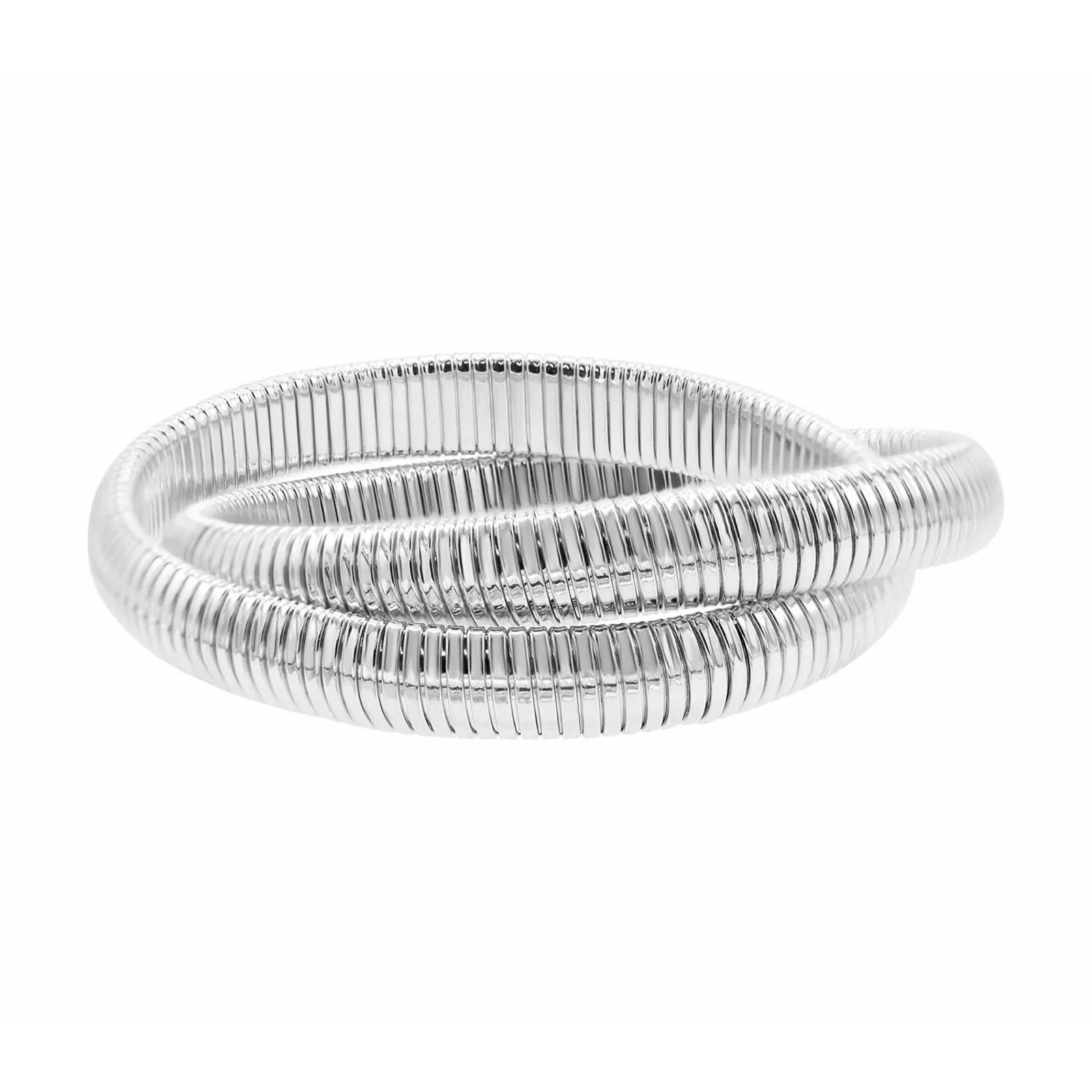 Other ADORNIA Silver 2-Layer Omega Chain Bracelet Size ONE SIZE - 3 Thumbnail