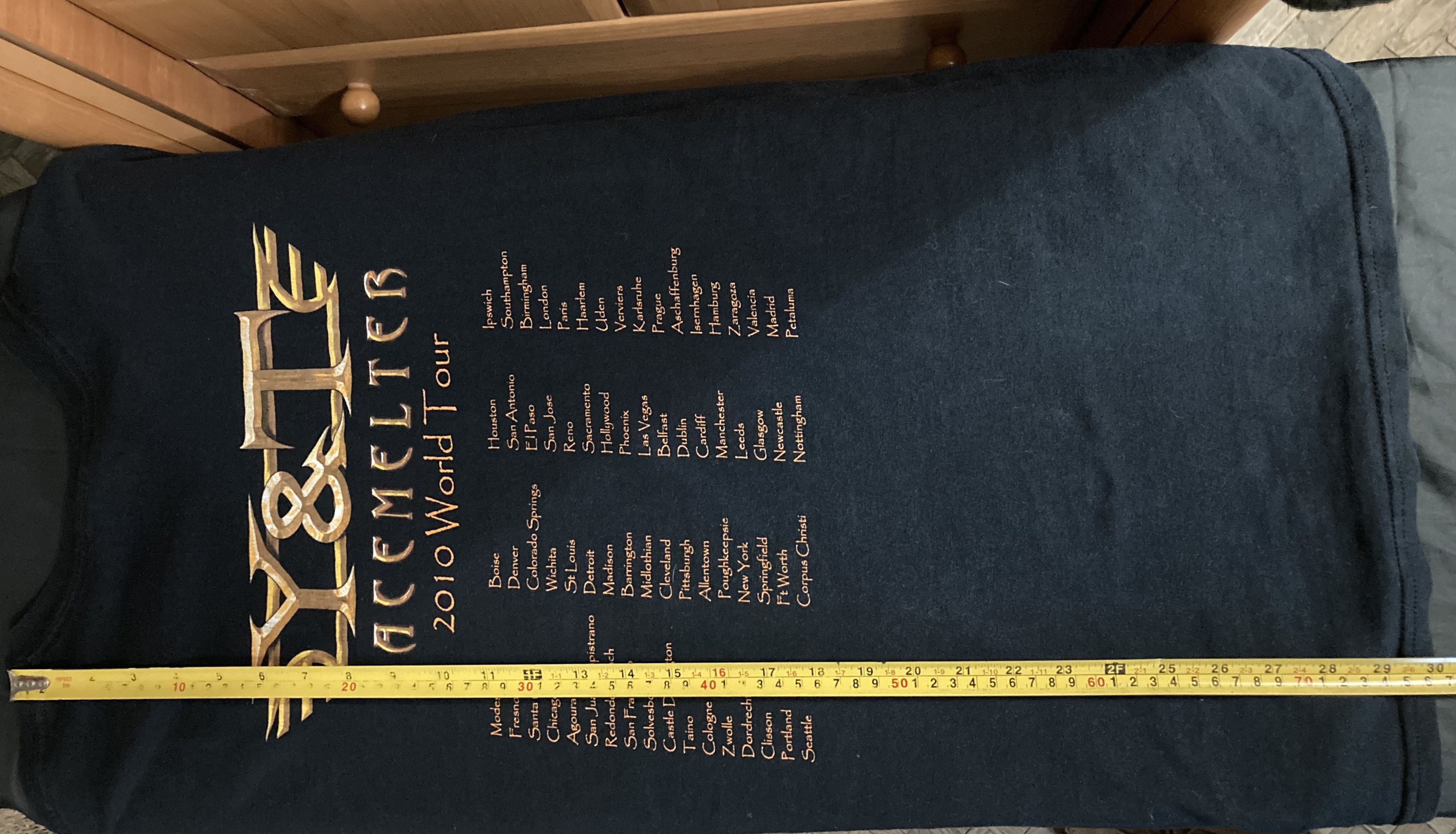 Band Tees Y&T Facemelter 2010 World Tour Concert Band t shirt Size US XXL / EU 58 / 5 - 5 Thumbnail