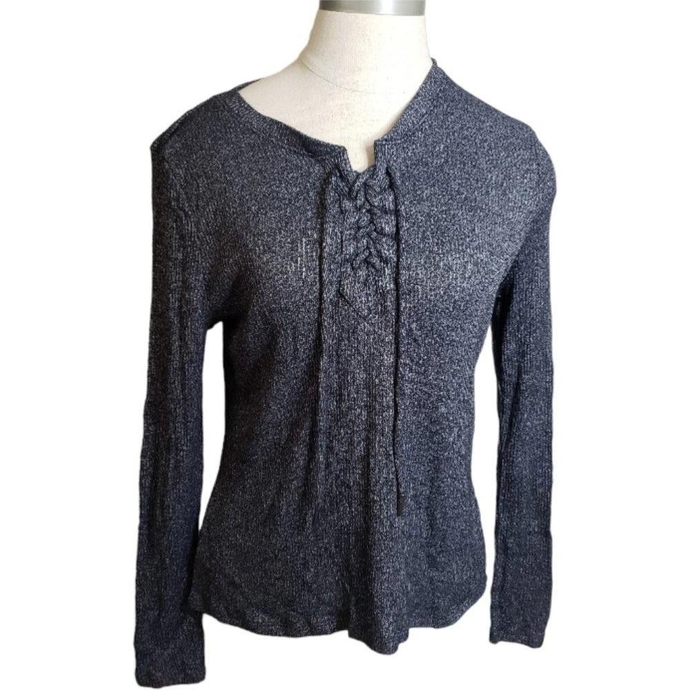 Designer CT878 ZeroXposur Ladies Long sleeve Black & Gray Sweater S Size S / US 4 / IT 40 - 1 Thumbnail